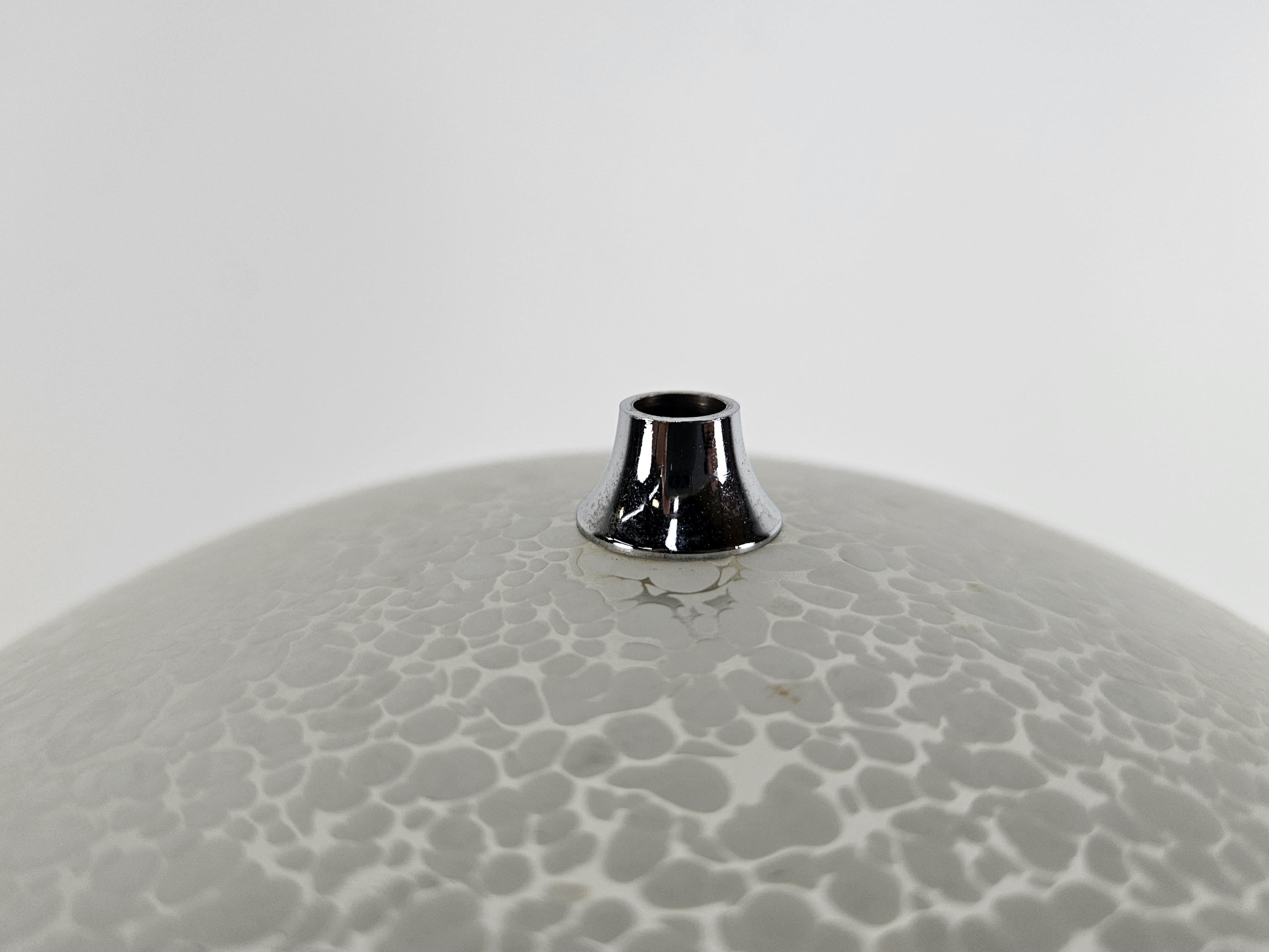 Lampe de table à deux lumières en verre de Murano du milieu du siècle, 1970 Bon état - En vente à Premariacco, IT