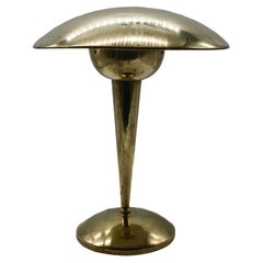 Lampada da Tavolo Ministeriale in Ottone, Italia 1950s
