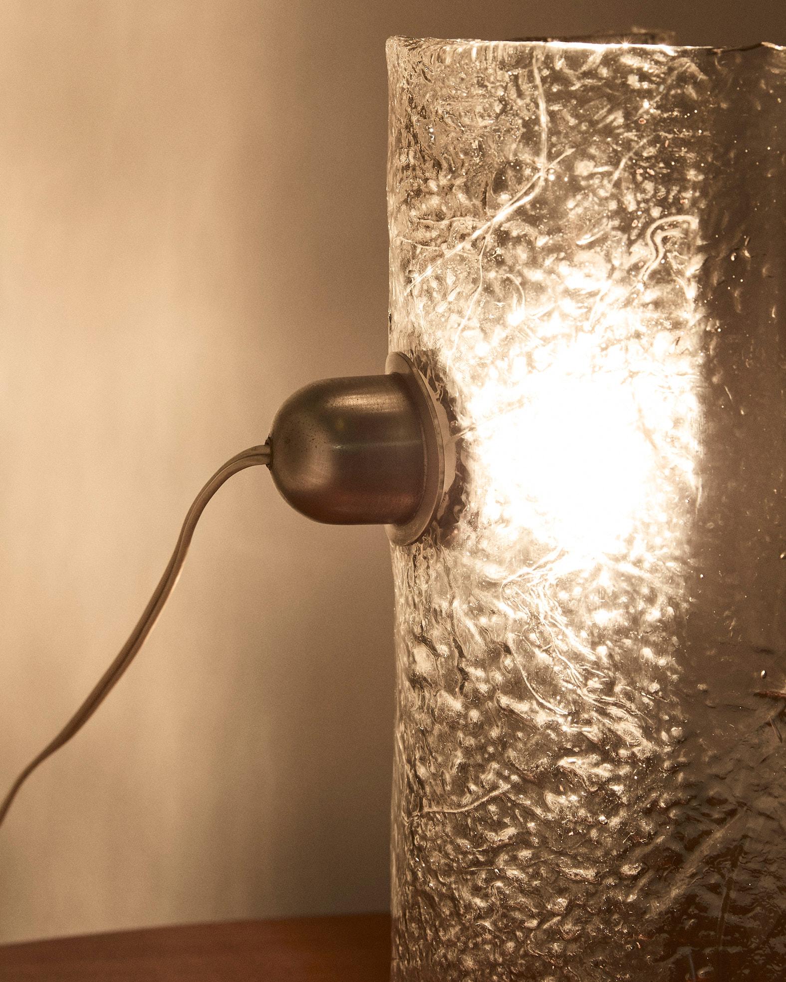 Lampada da tavolo mod. LT 342 in vetro di Murano, Carlo Nason per A.V. Mazzega (Italian) im Angebot