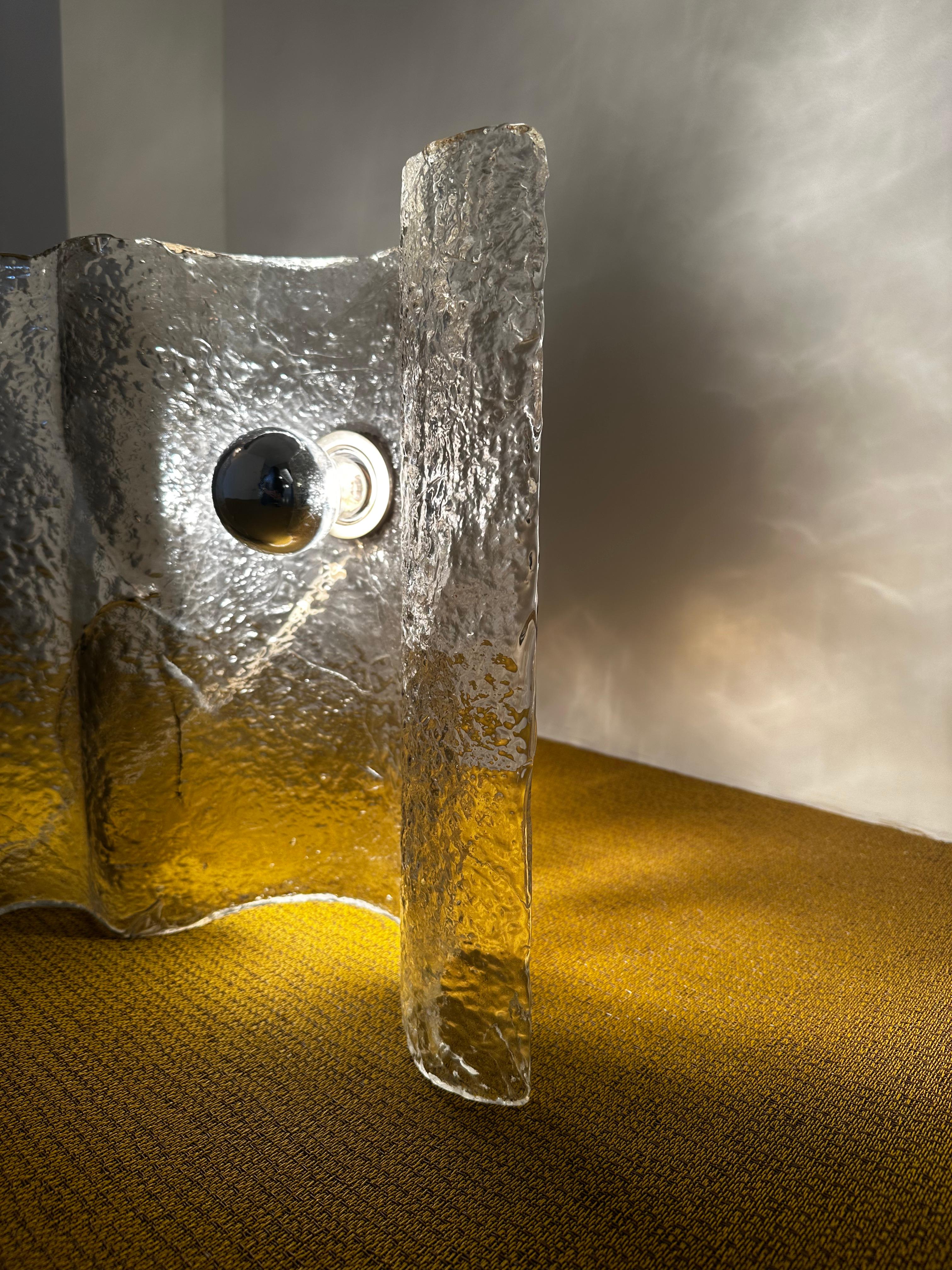 Lampada da tavolo mod. LT 342 in vetro di Murano, Carlo Nason per A.V. Mazzega (Glas) im Angebot