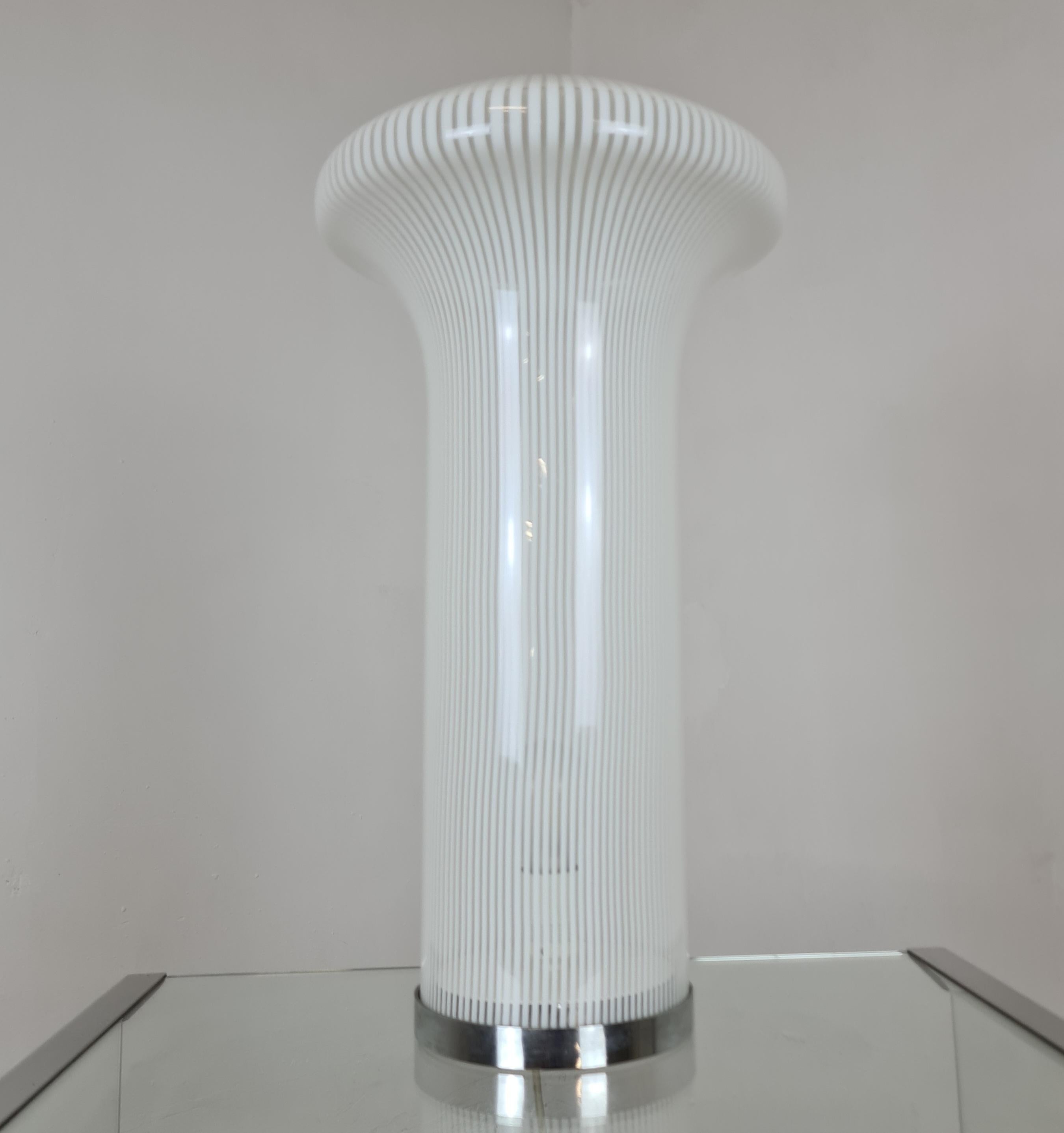 Vetro di Murano Lampada da tavolo modello Boletus di Mario Ticcò per Venini, 1970' in vendita
