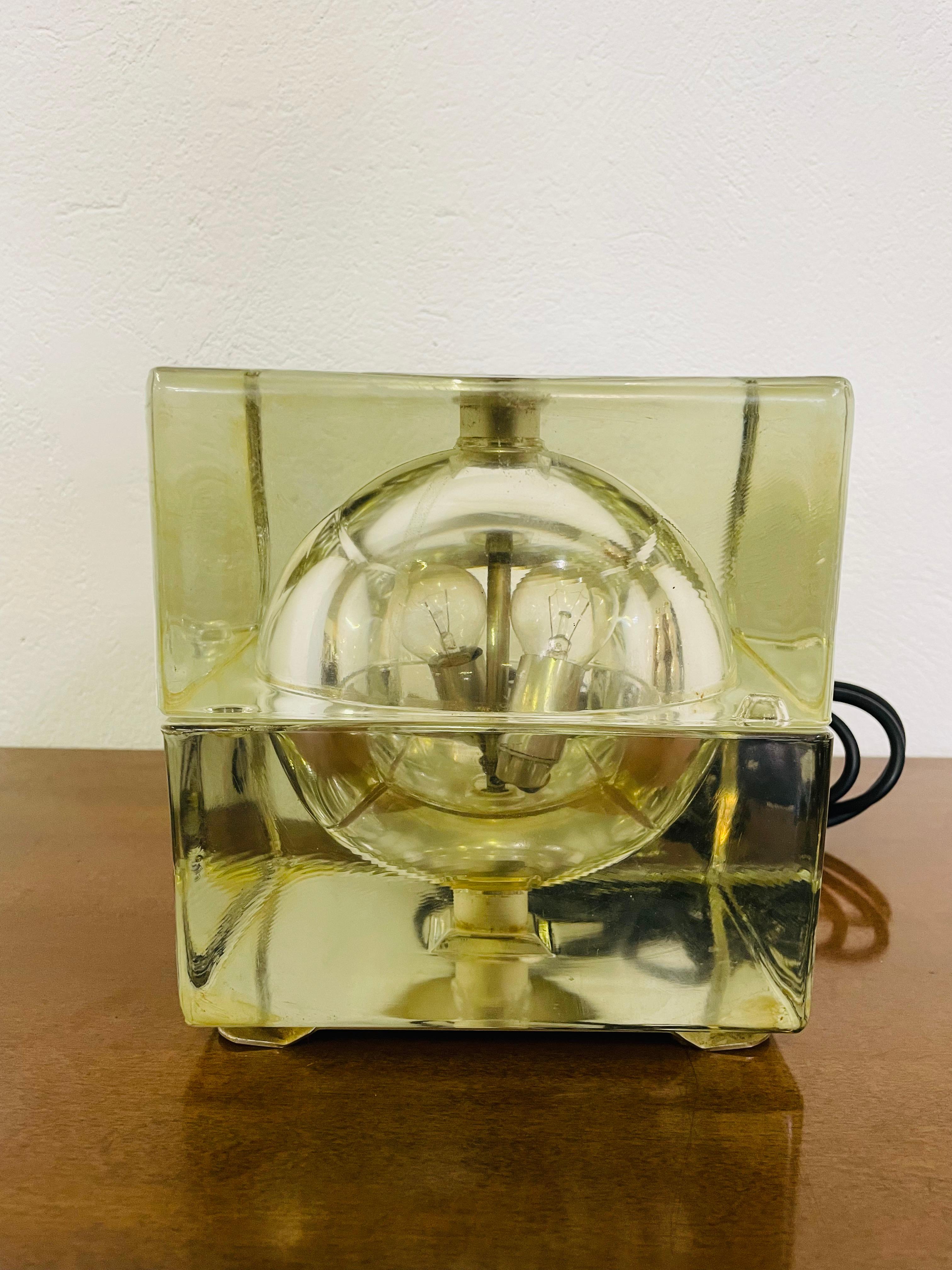 Italian Lampada da tavolo modello Cubosfera di alessandro Mendini in vendita