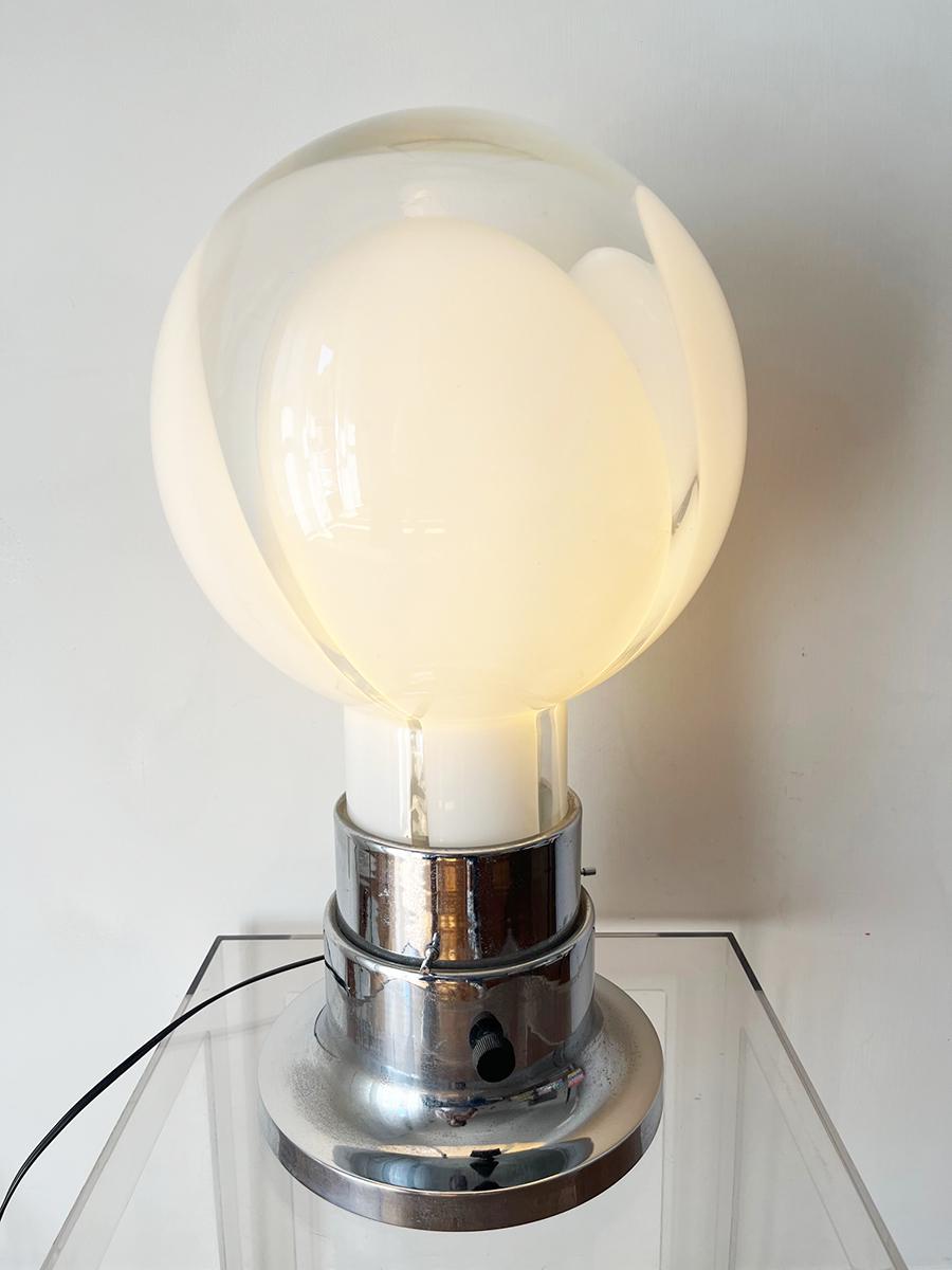 Murano Table Lamp Space Age 1970 -Top Design- For Sale 1