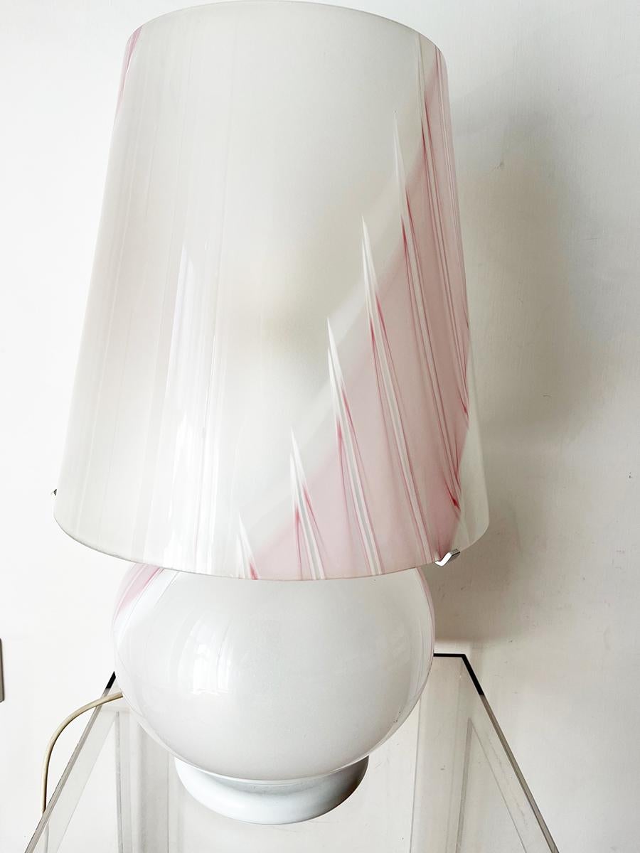 Murano Glass Lampada da Tavolo Murano Vintage 1980 -Top Design- For Sale