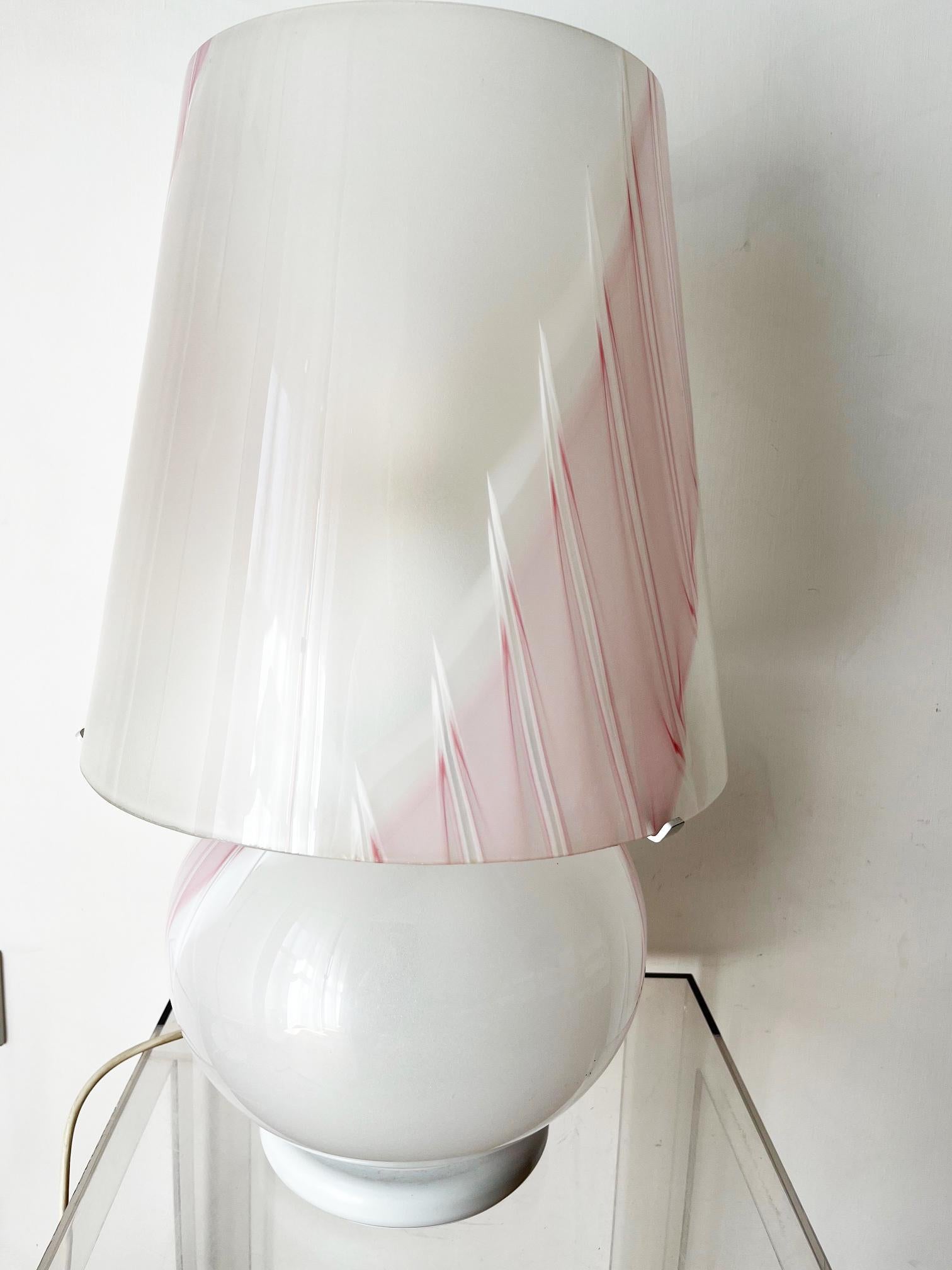 Lampada da Tavolo Murano Vintage 1980 -Top Design- en vente 3