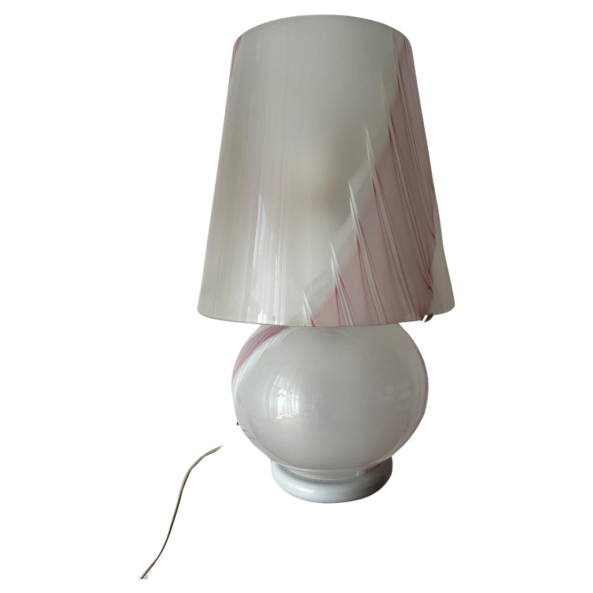 Lampada da Tavolo Murano Vintage 1980 -Top Design- For Sale