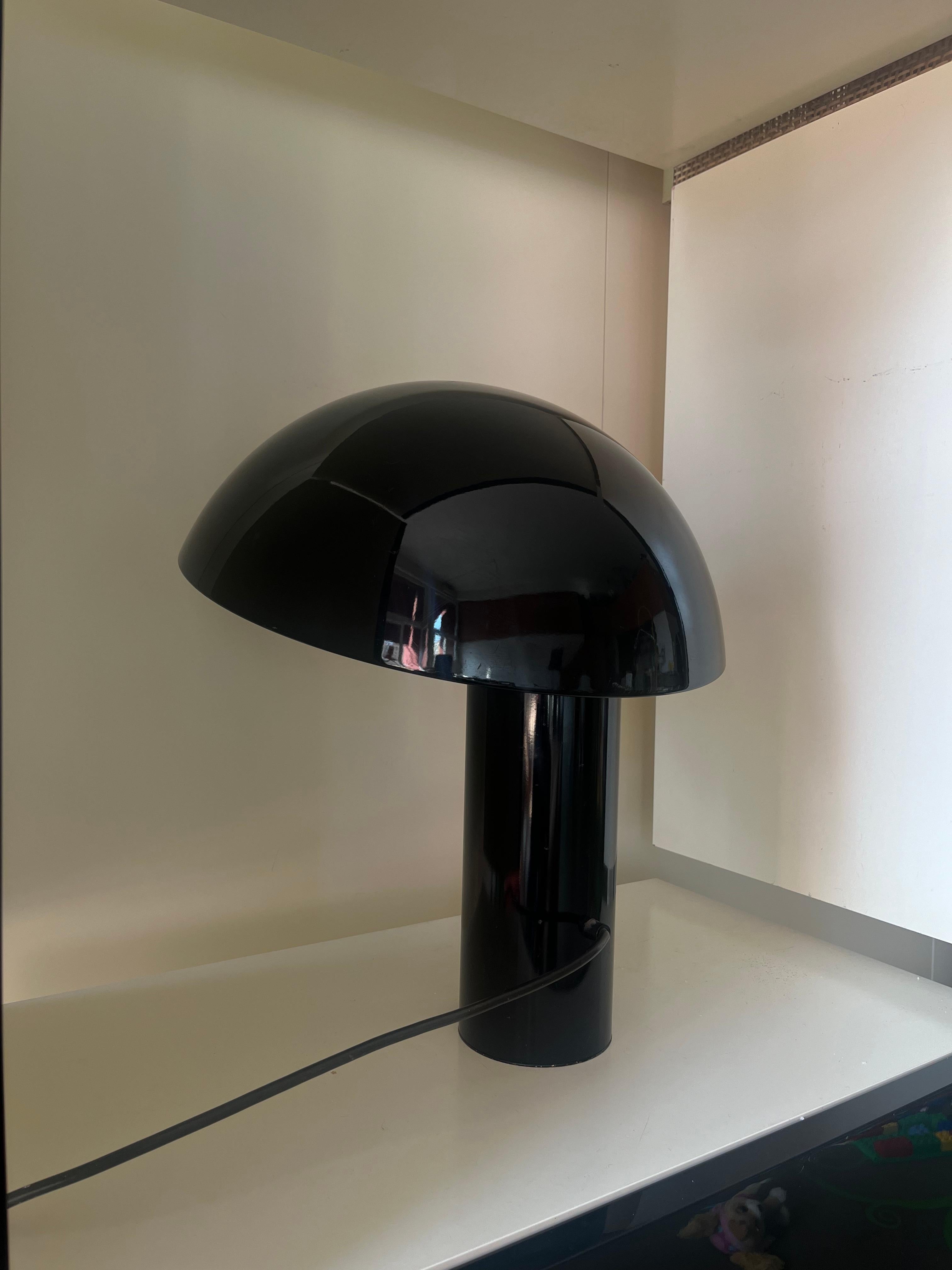 Schwarze Tischlampe Mod. Vaga - Franco Mirenzi für Valenti Luce (Sonstiges) im Angebot