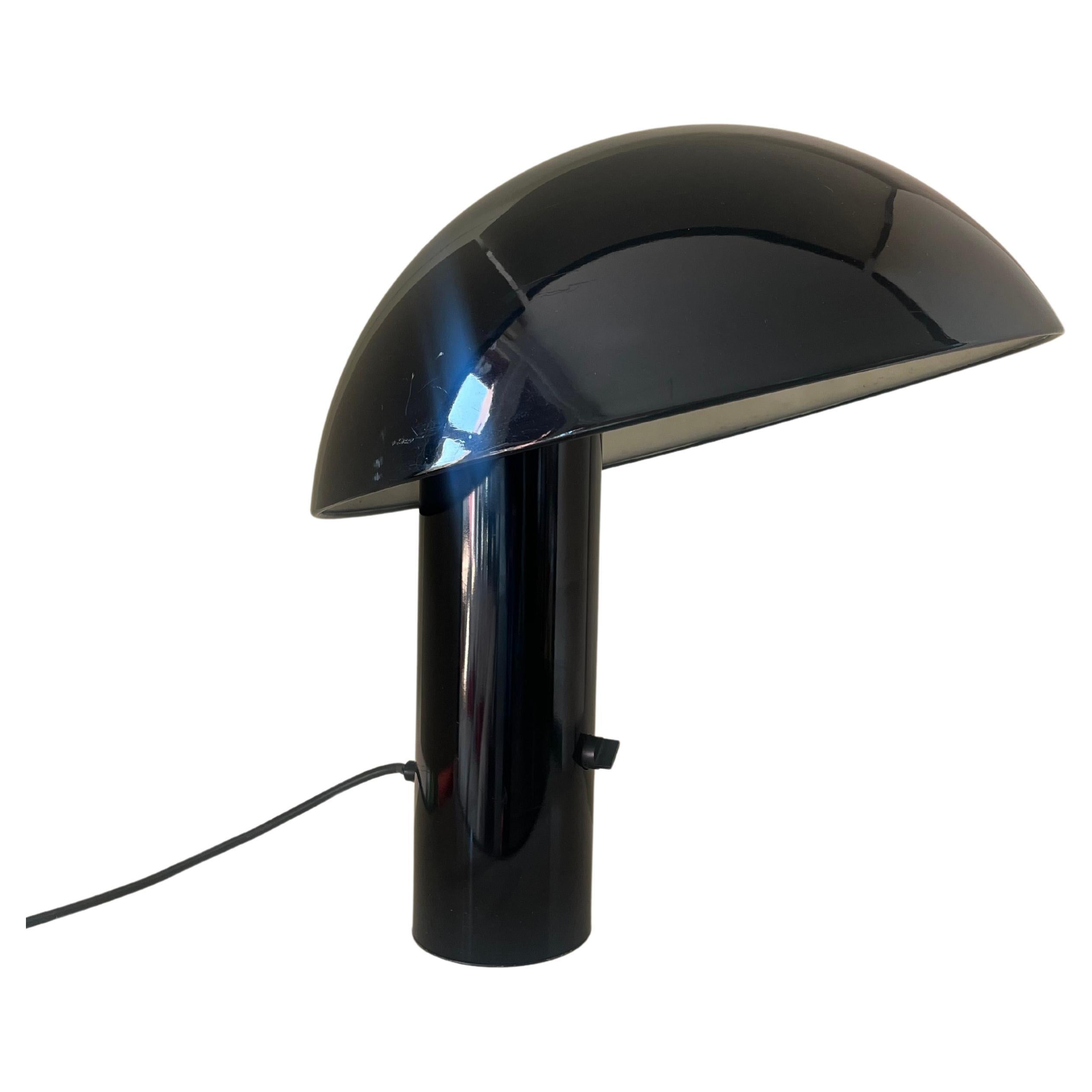 Black table lamp mod. Vaga - Franco Mirenzi for Valenti Luce For Sale