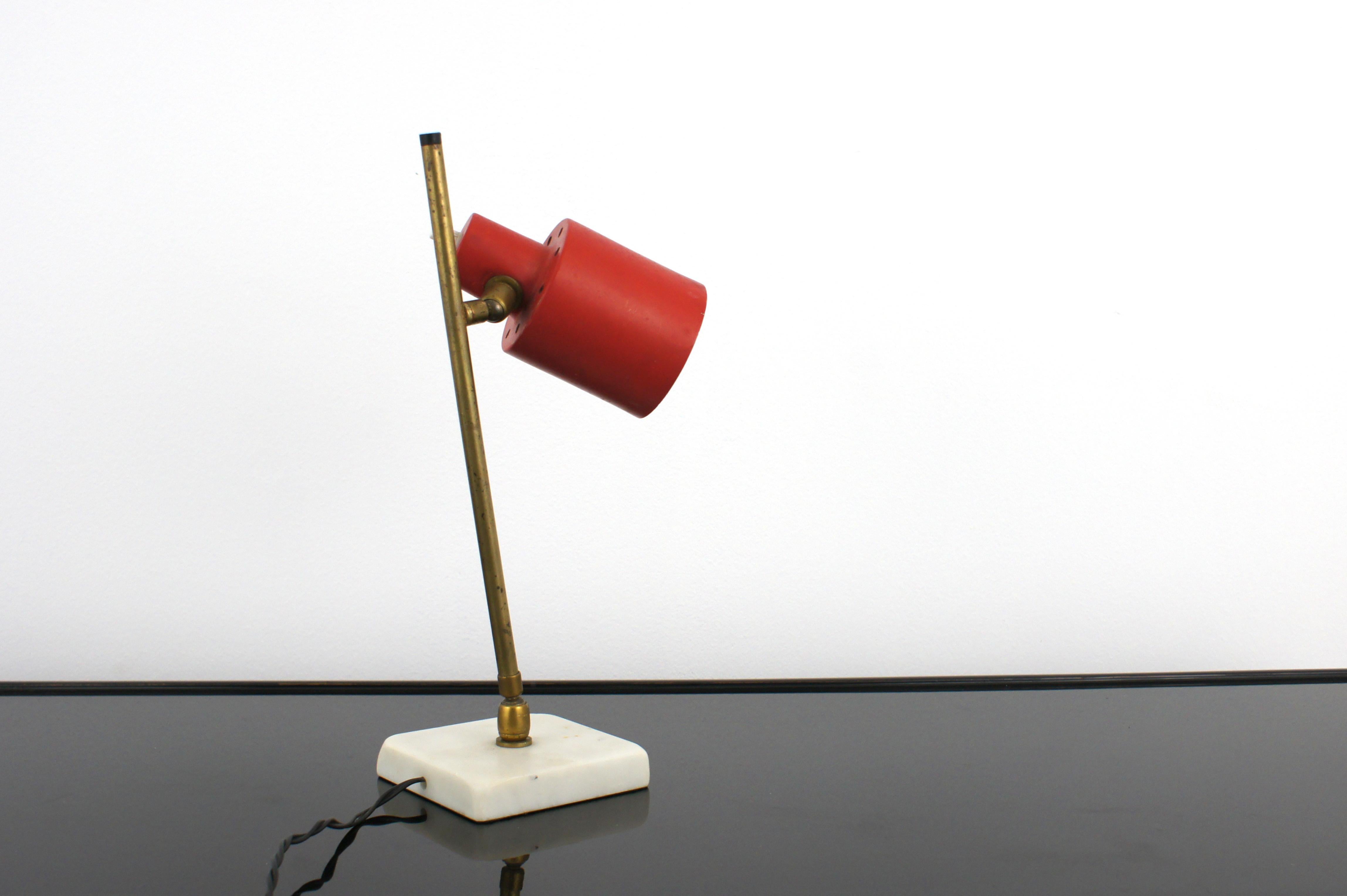 Lampe de table réglable italienne des années 1950 Bon état - En vente à Genova, IT
