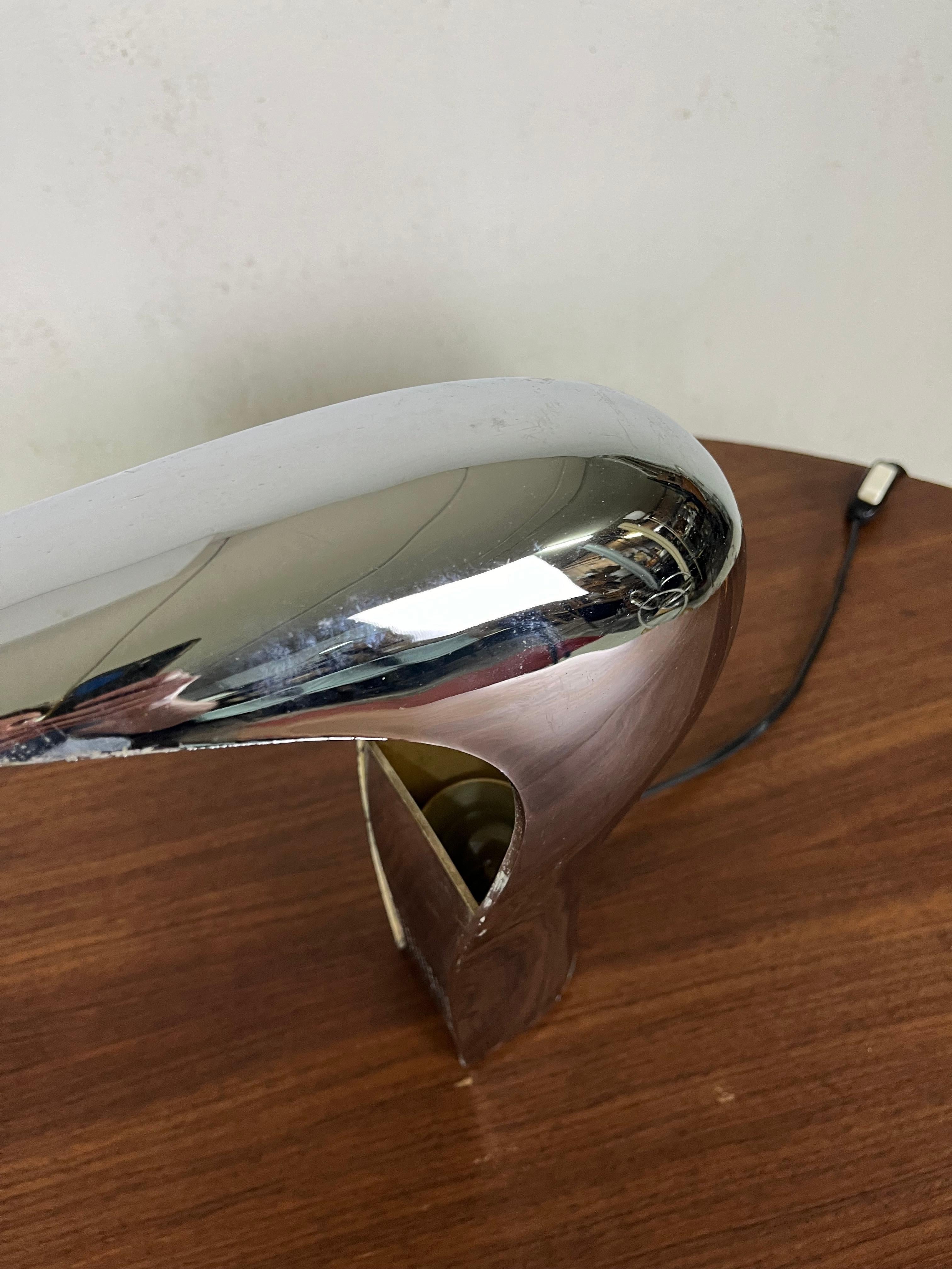 Italian Lampada da tavolo Pelota di Casati Ponzio per Lamperti anni 70’ in vendita