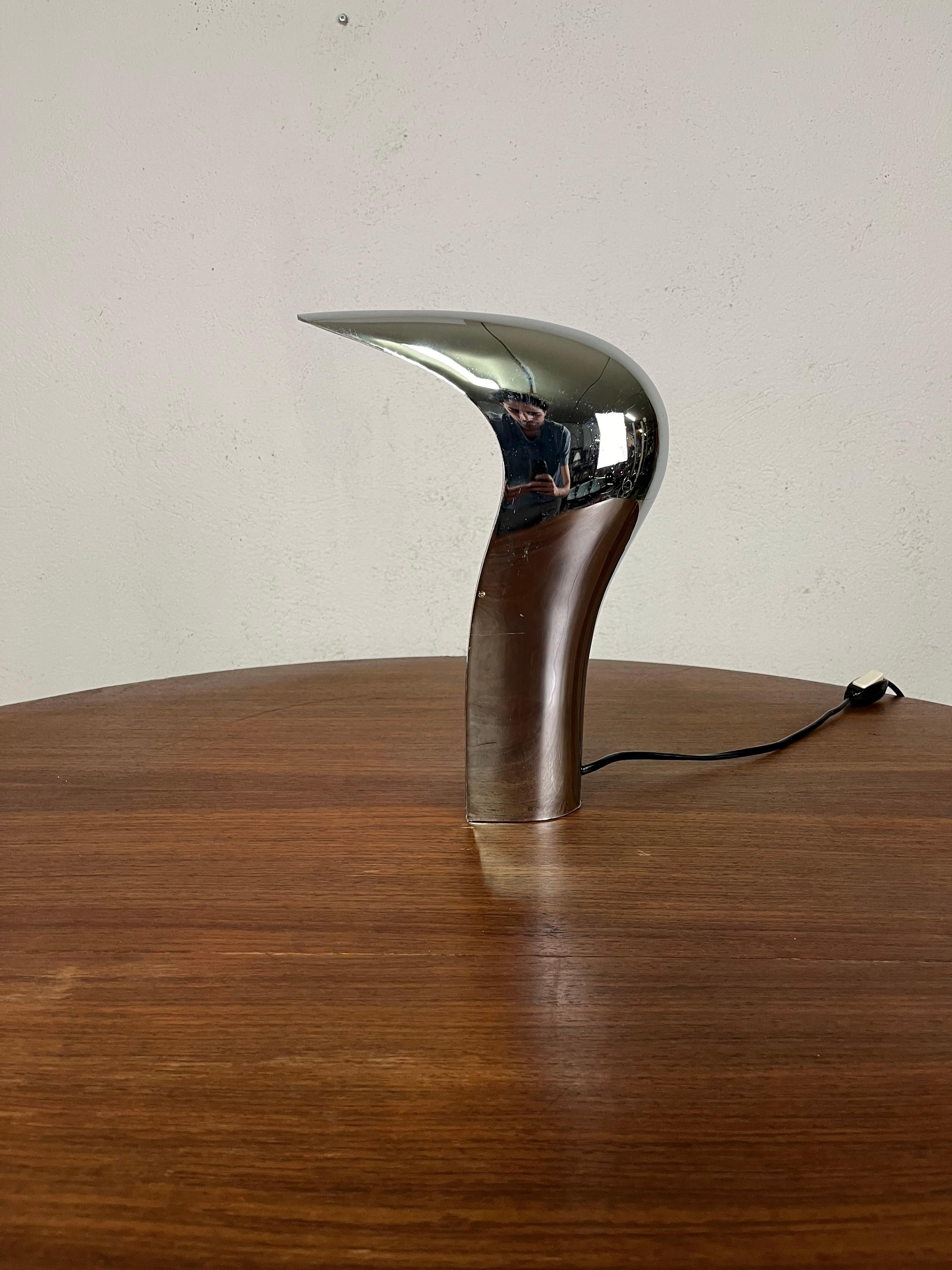 Plastica Lampada da tavolo Pelota di Casati Ponzio per Lamperti anni 70’ in vendita