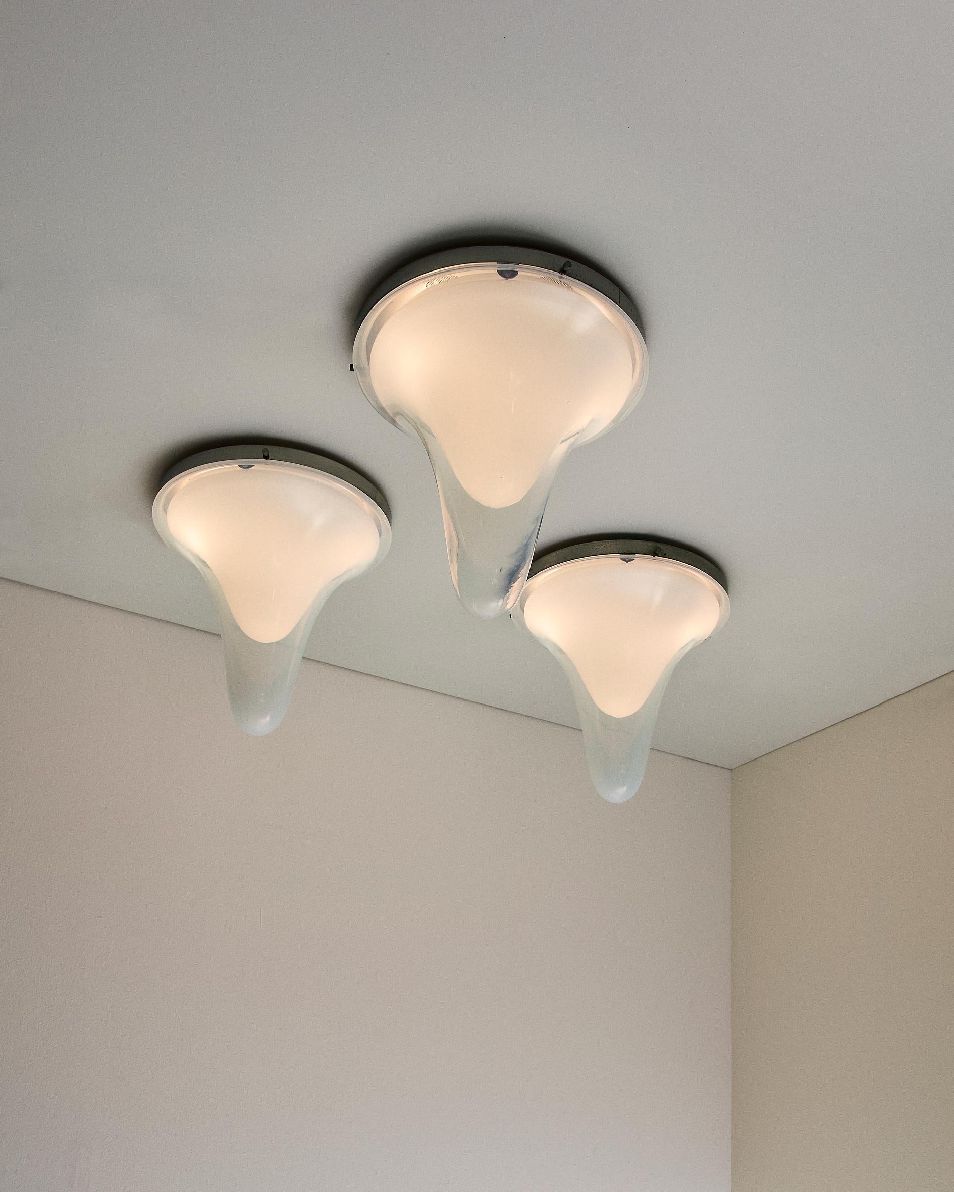 Lámpara de sobremesa/plafón LS143, Carlo Nason para A.V. Mazzega Italian en venta