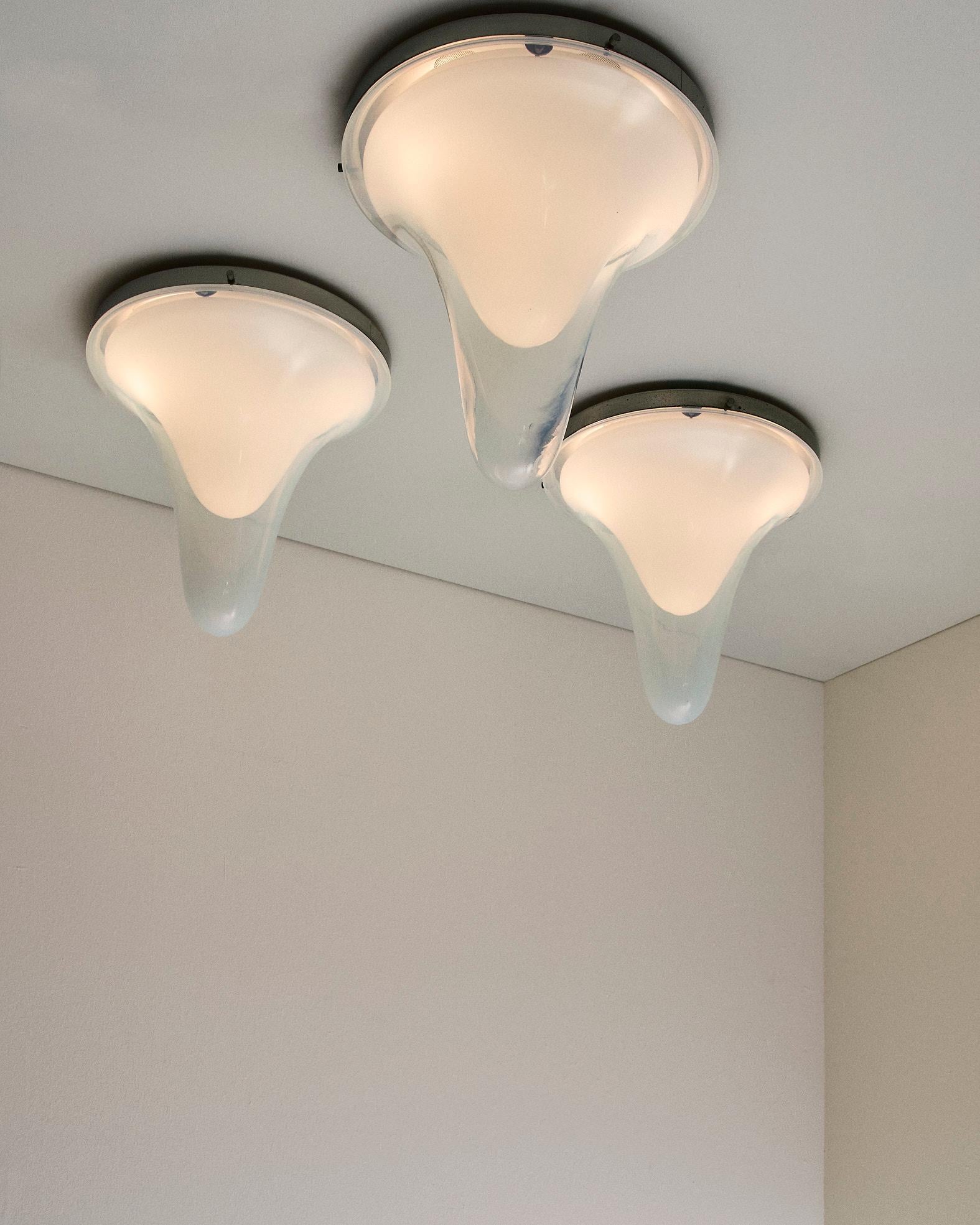 Lámpara de sobremesa/plafón LS143, Carlo Nason para A.V. Mazzega en Bueno estado para la venta en Milano, Lombardia