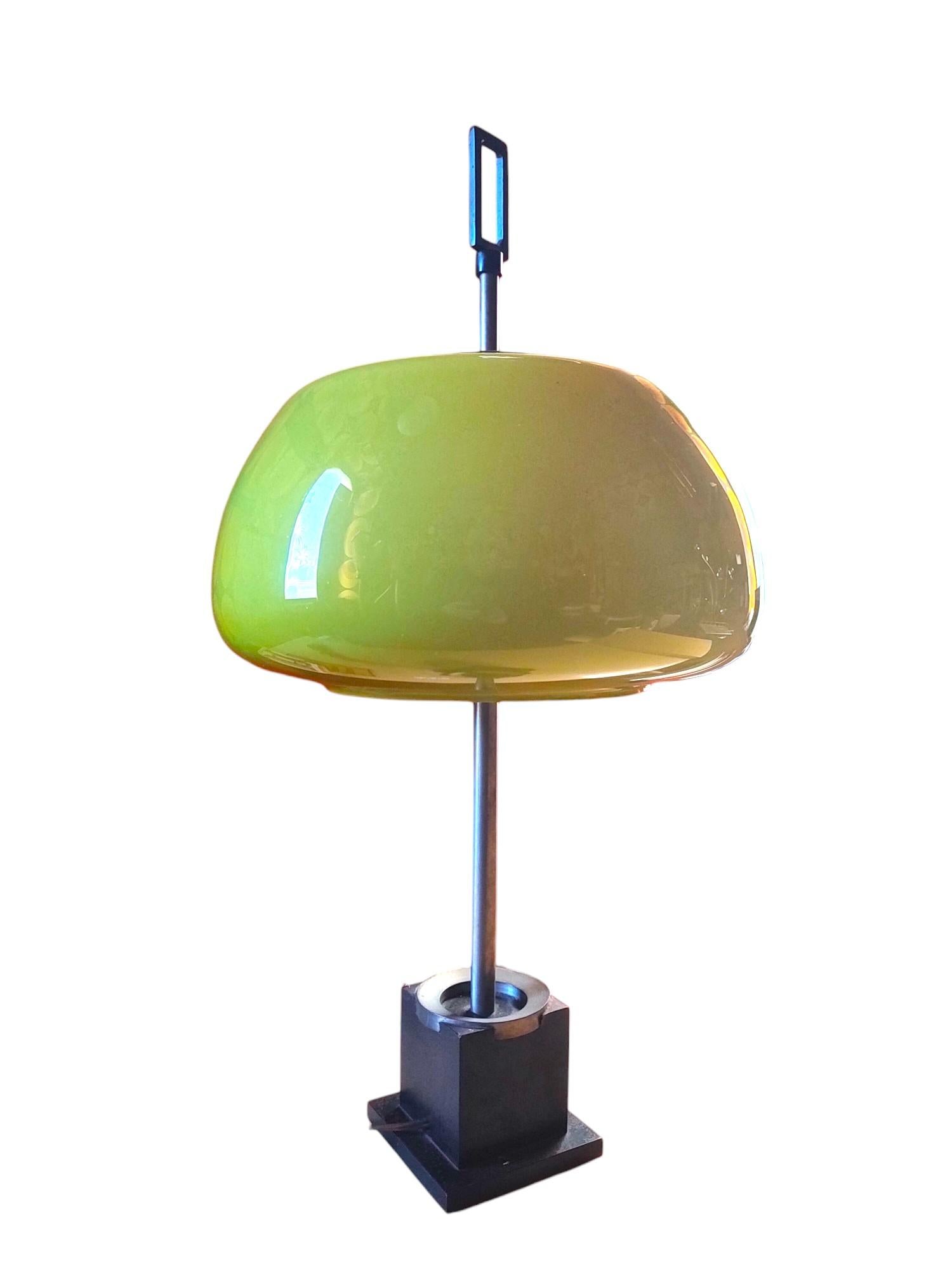 Italian table lamp production Lumi Milano design Oscar Torlasco 1960s For Sale