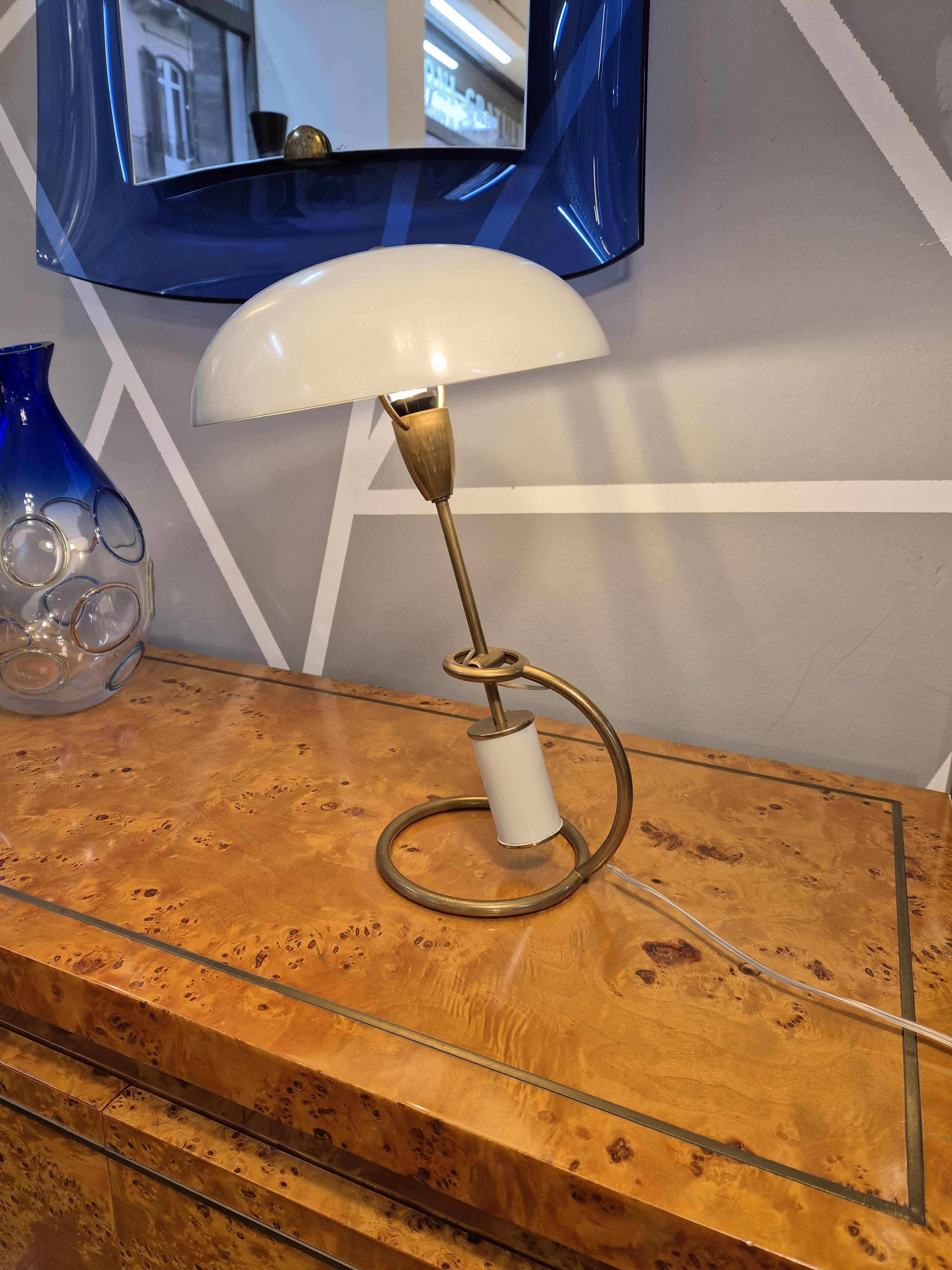 Mid-20th Century Angelo Lelii Arredoluce 1950 adjustable table lamp For Sale
