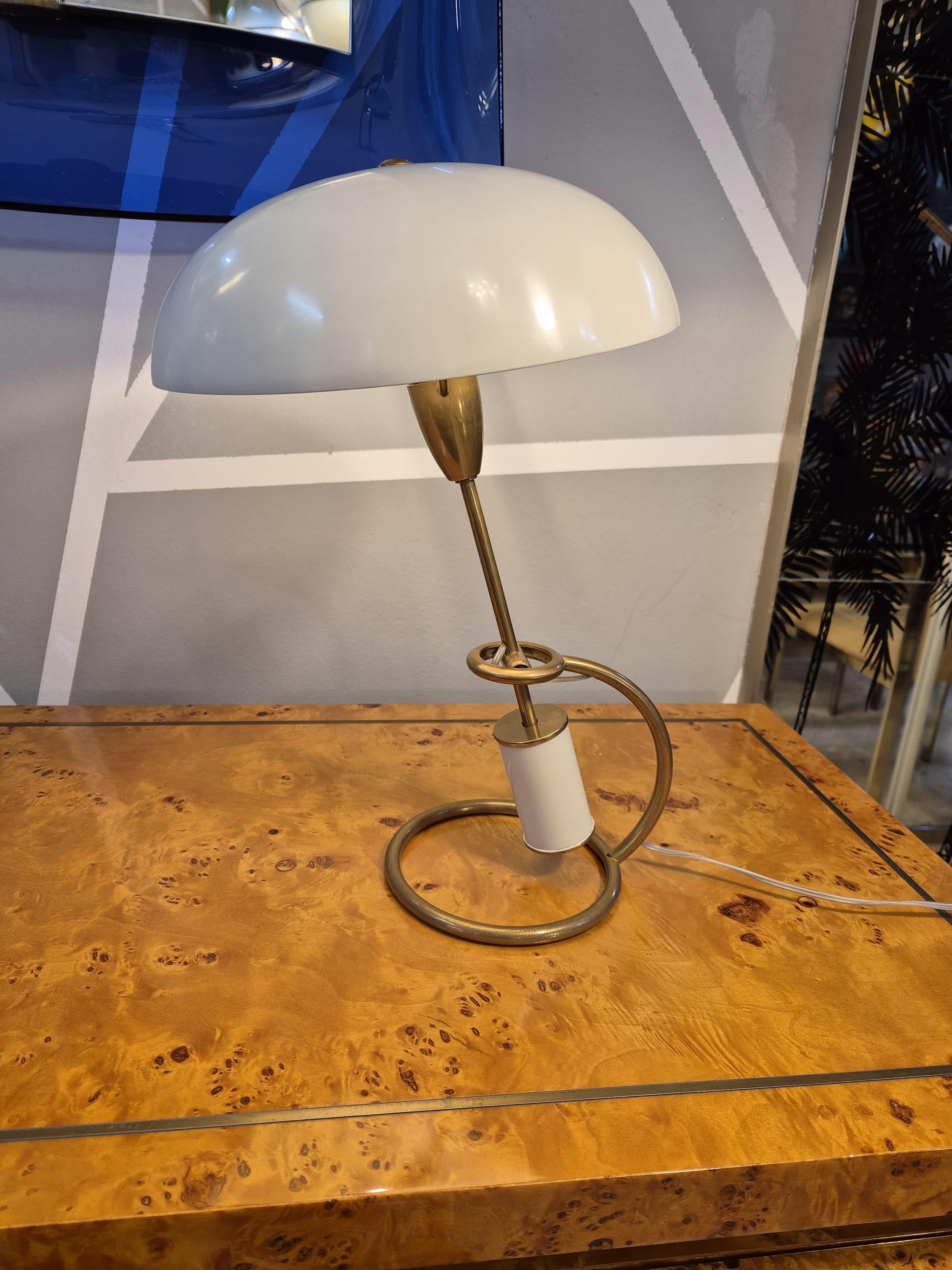 Angelo Lelii Arredoluce 1950 adjustable table lamp For Sale 1