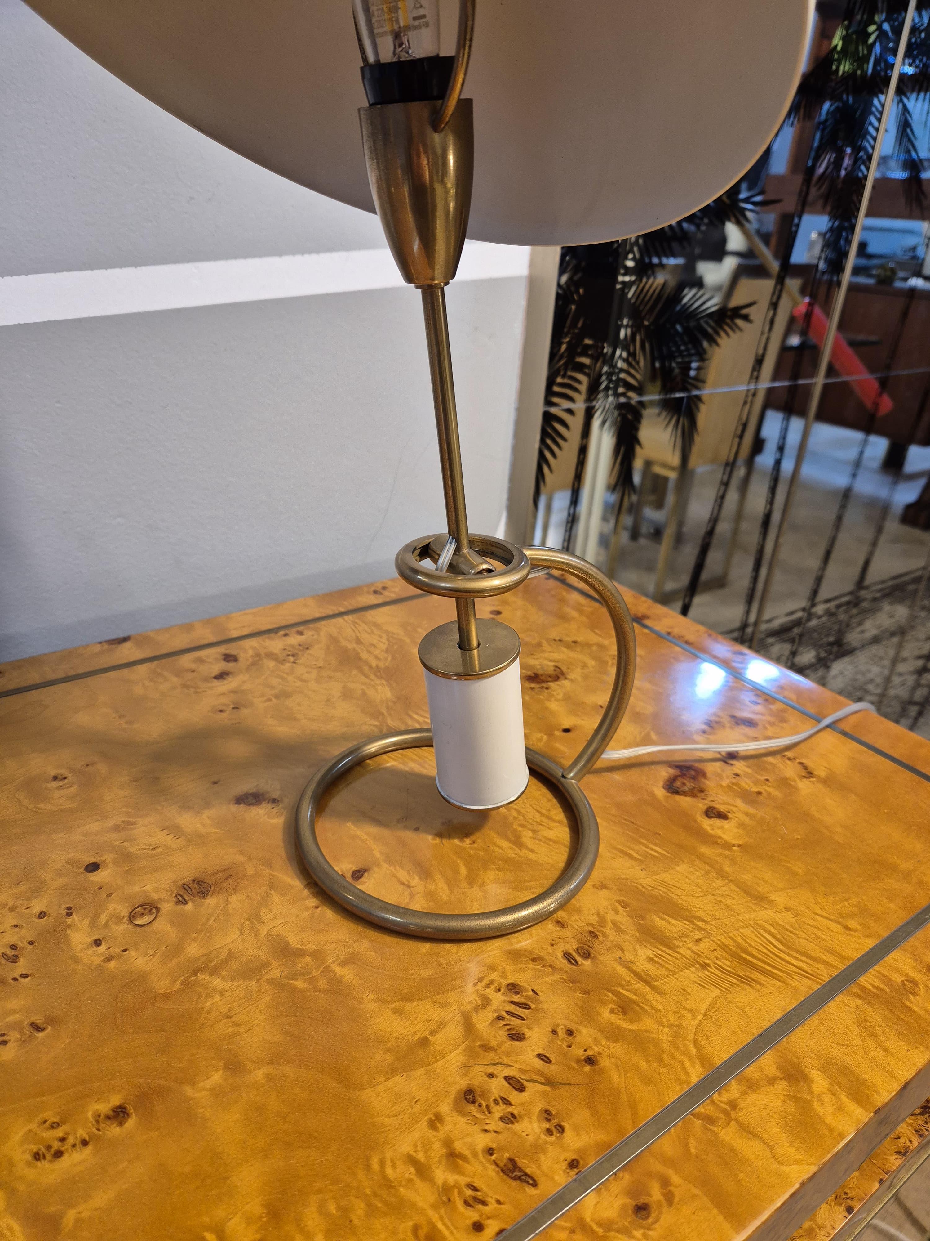 Angelo Lelii Arredoluce 1950 adjustable table lamp For Sale 2