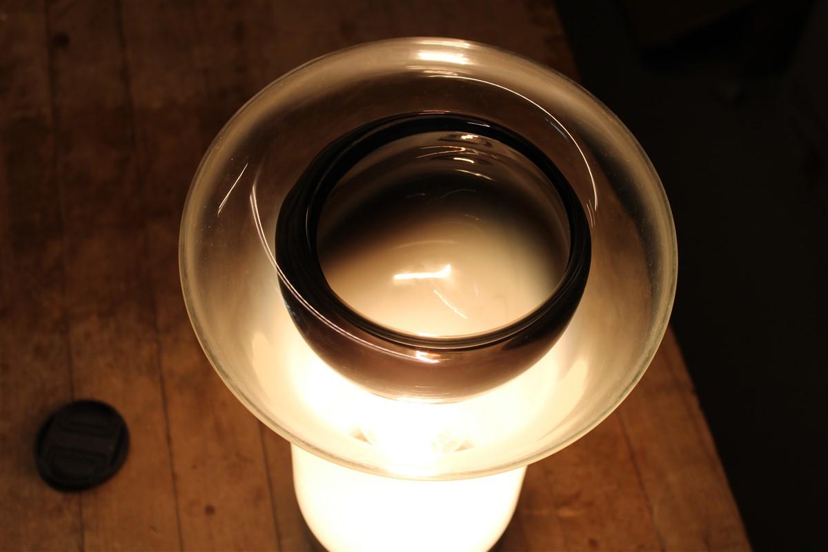 Lampada da Tavolo Saffo Angelo Mangiarotti 1960 Italia Mutano Glass Artemide For Sale 6
