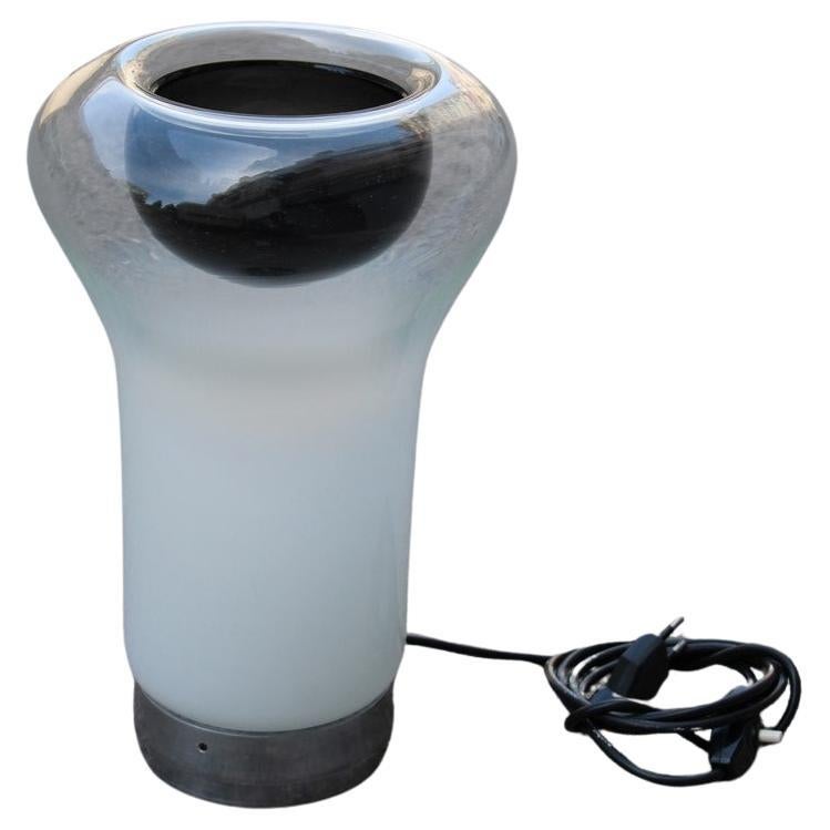 Lampada da Tavolo Saffo Angelo Mangiarotti 1960 Italia Mutano Glass Artemide For Sale