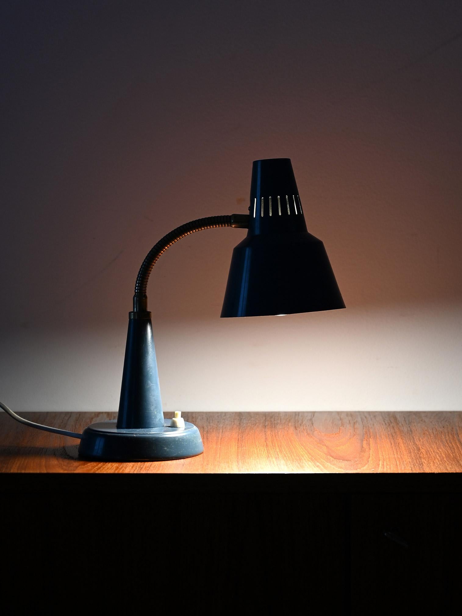 Scandinavian Modern Vintage Scandinavian table lamp by Gemi For Sale