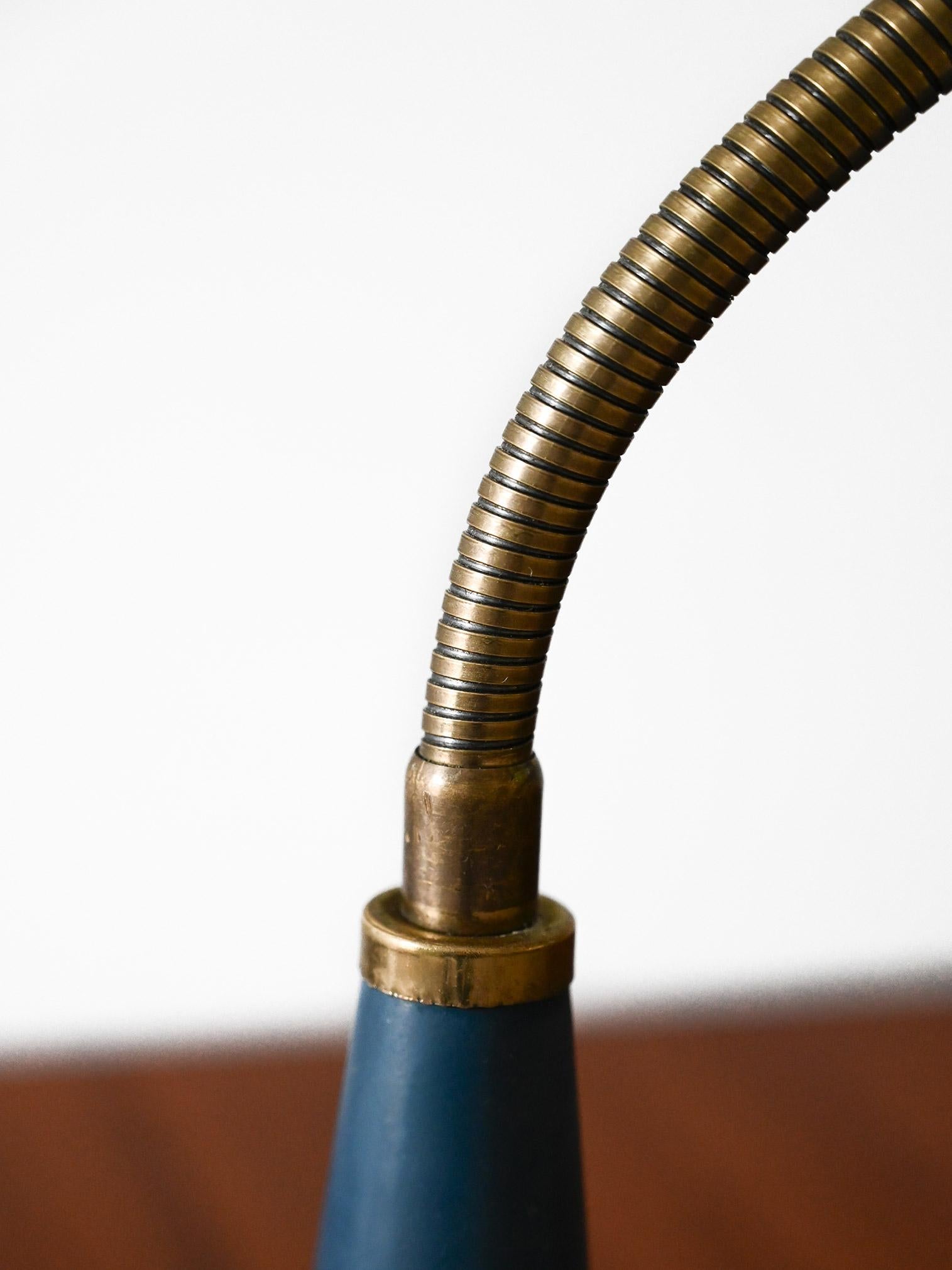 Metal Vintage Scandinavian table lamp by Gemi For Sale