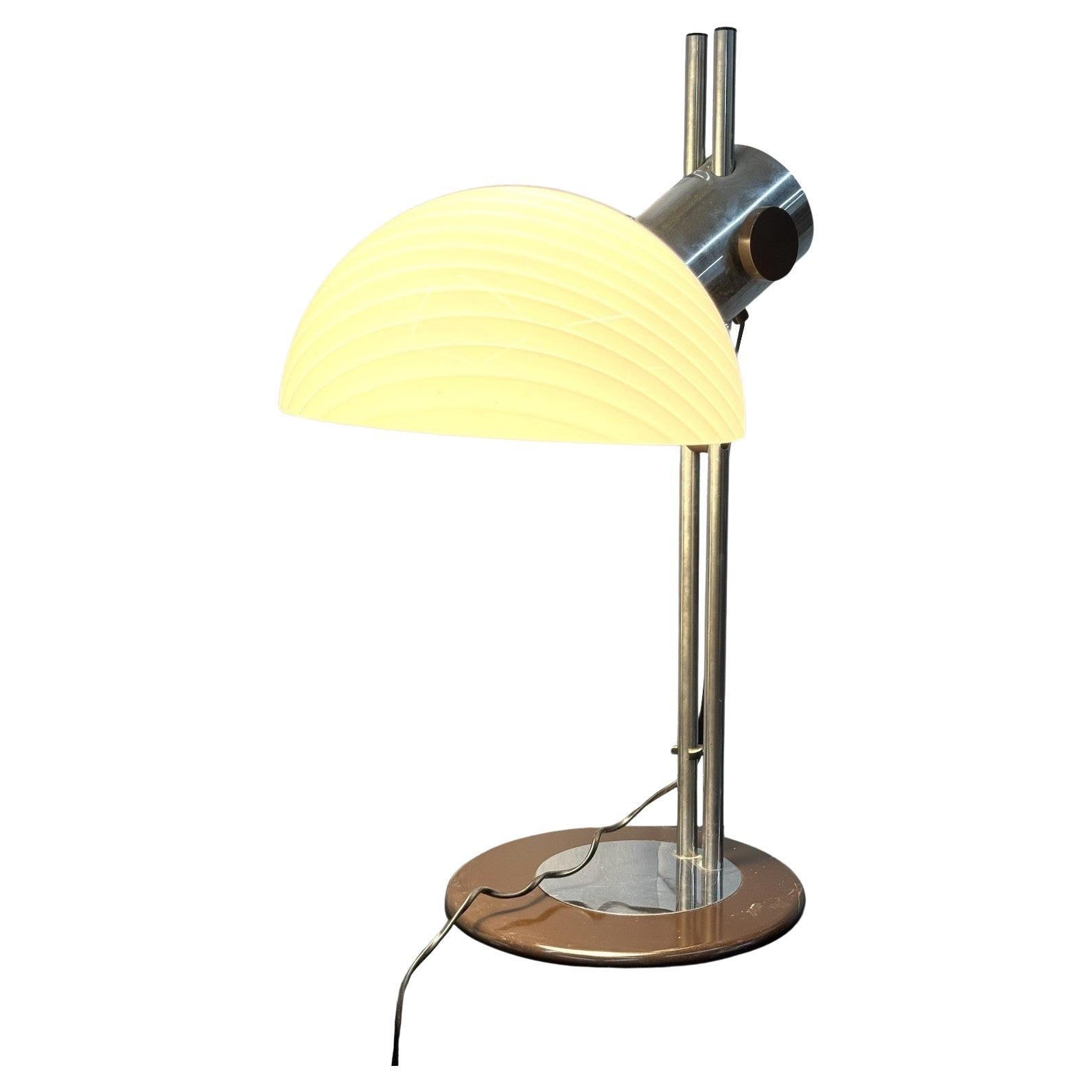 Lampada da tavolo Space age Design Glass Anni 70 Modernariato