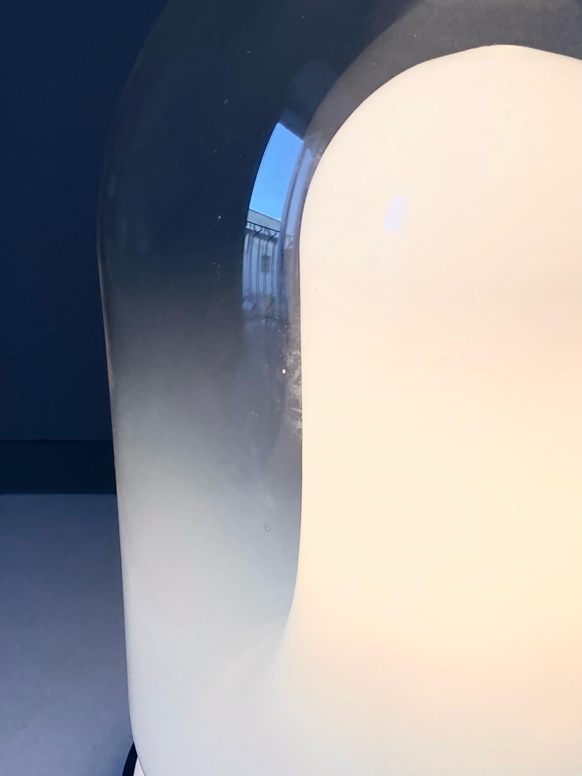 Lampada da tavolo space age in Vetro di Murano, Carlo Nason, Italia anni 60 For Sale 2