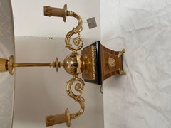 French style table lamp versailles golden age 1960s
