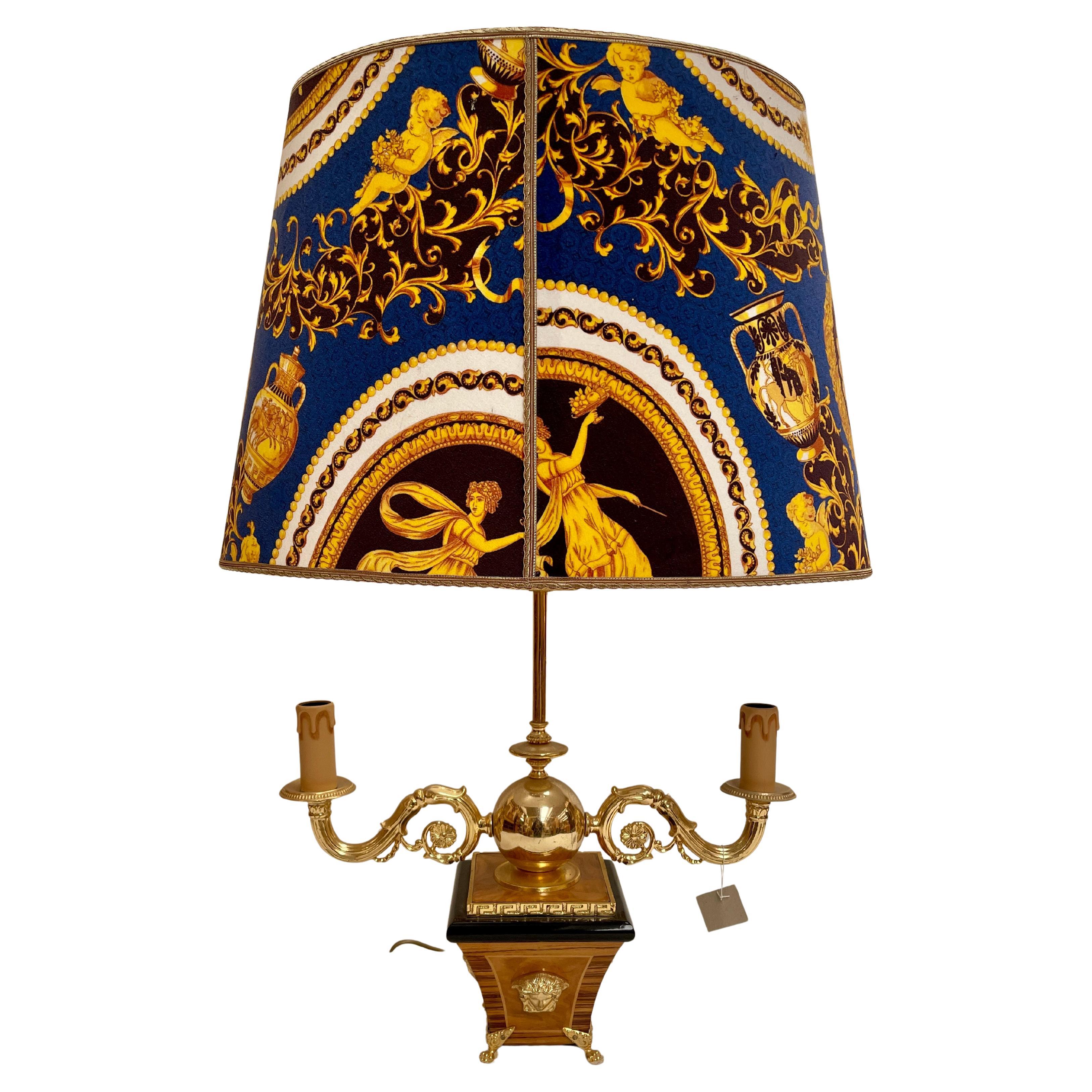 French style table lamp versailles golden age 1960s