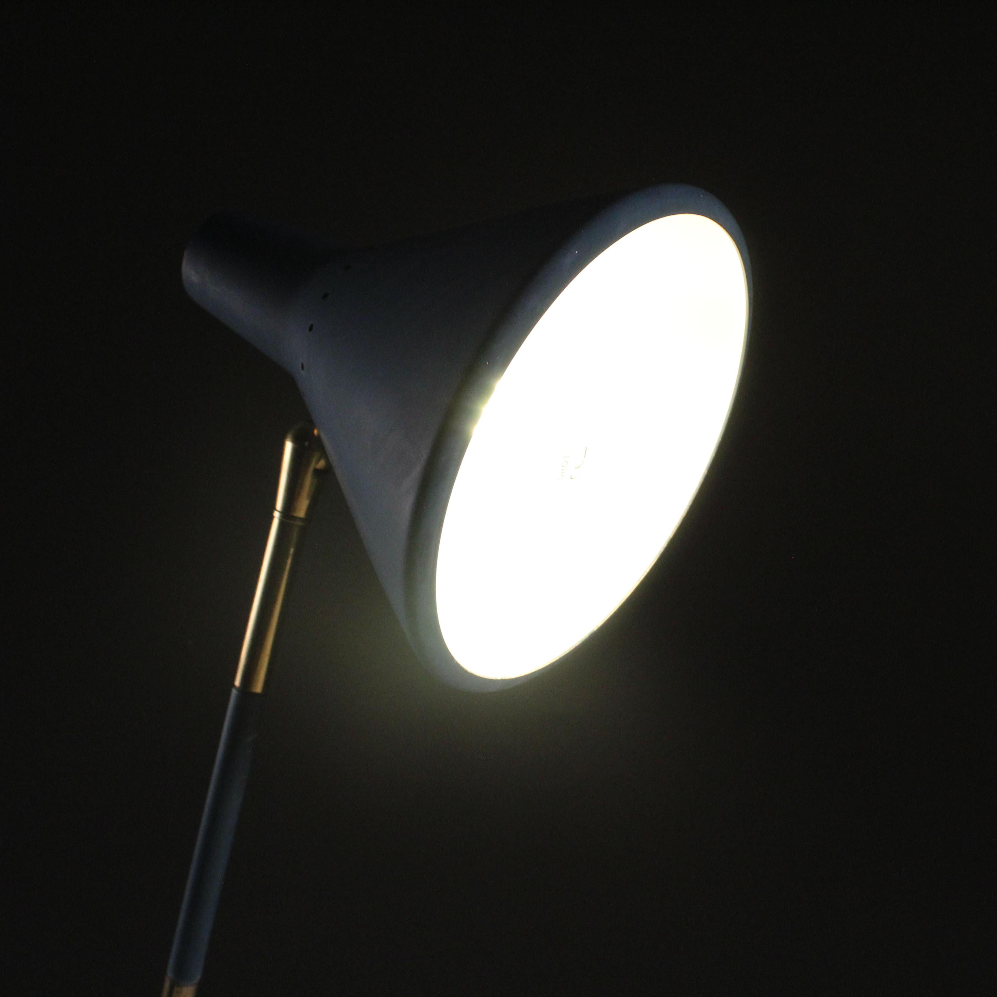 Metal Stilux Table Lamp, 1960 For Sale
