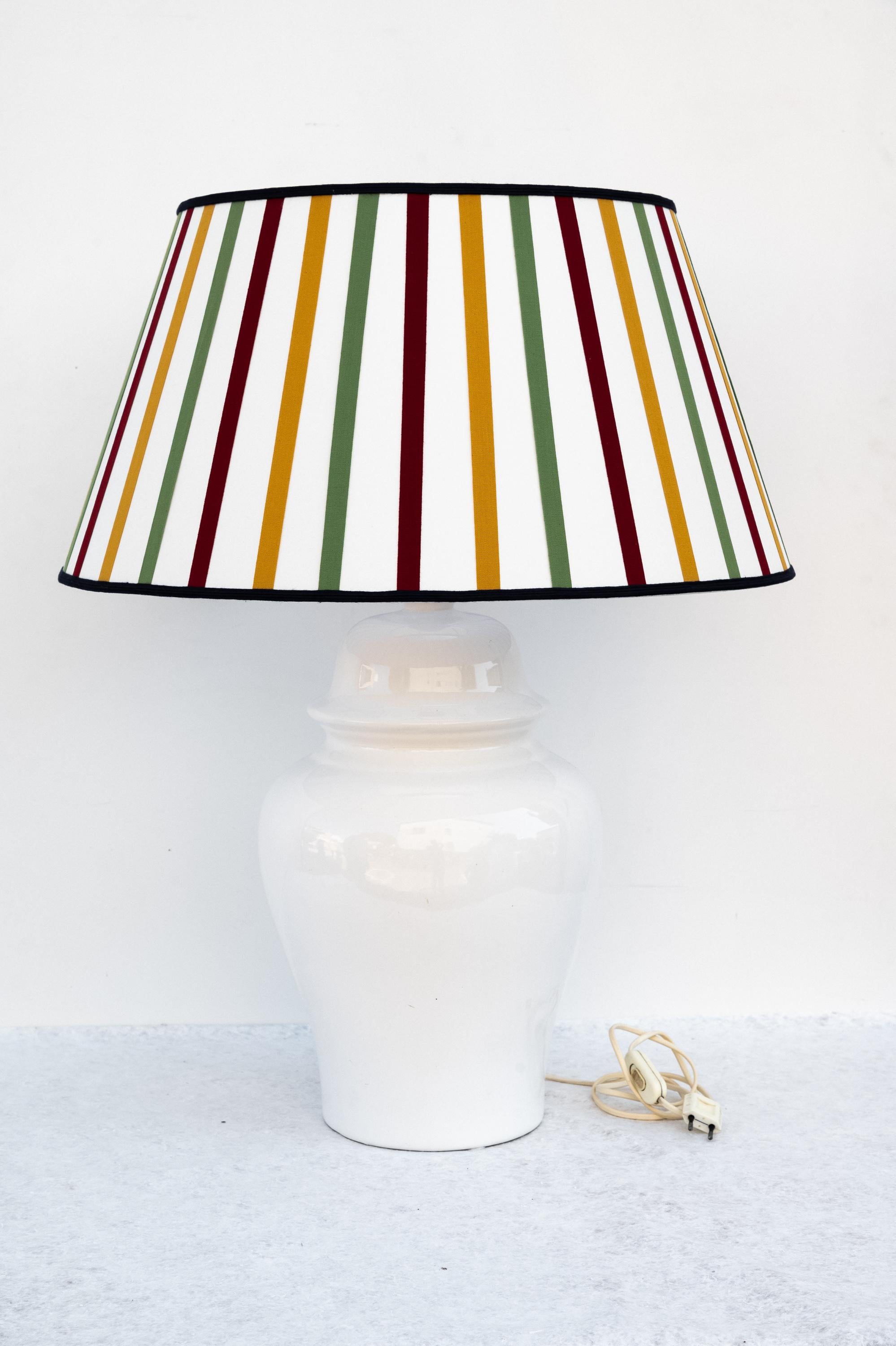 Mid-Century Modern Lampada da tavolo / terra in ceramica di Tommaso Barbi, Anni '60 For Sale