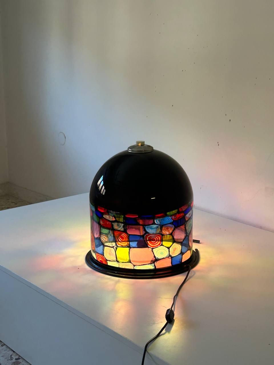 Mid-Century moderno Lampada da tavolo Tinta di Renato Toso & Note Massari per Leucos, Italia in vendita