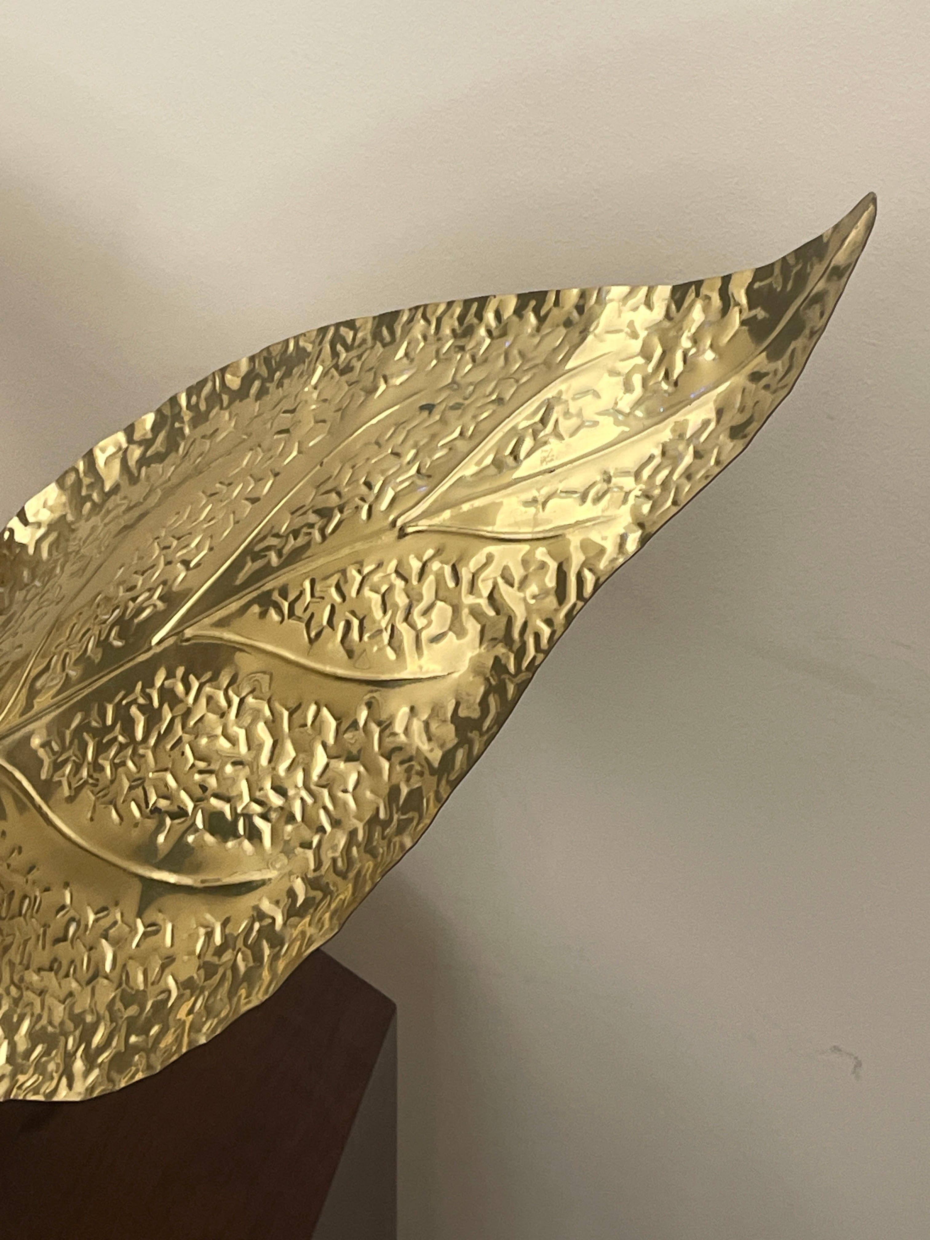 Brass Lampada da tavolo Tommaso Barbi, anni '70 For Sale