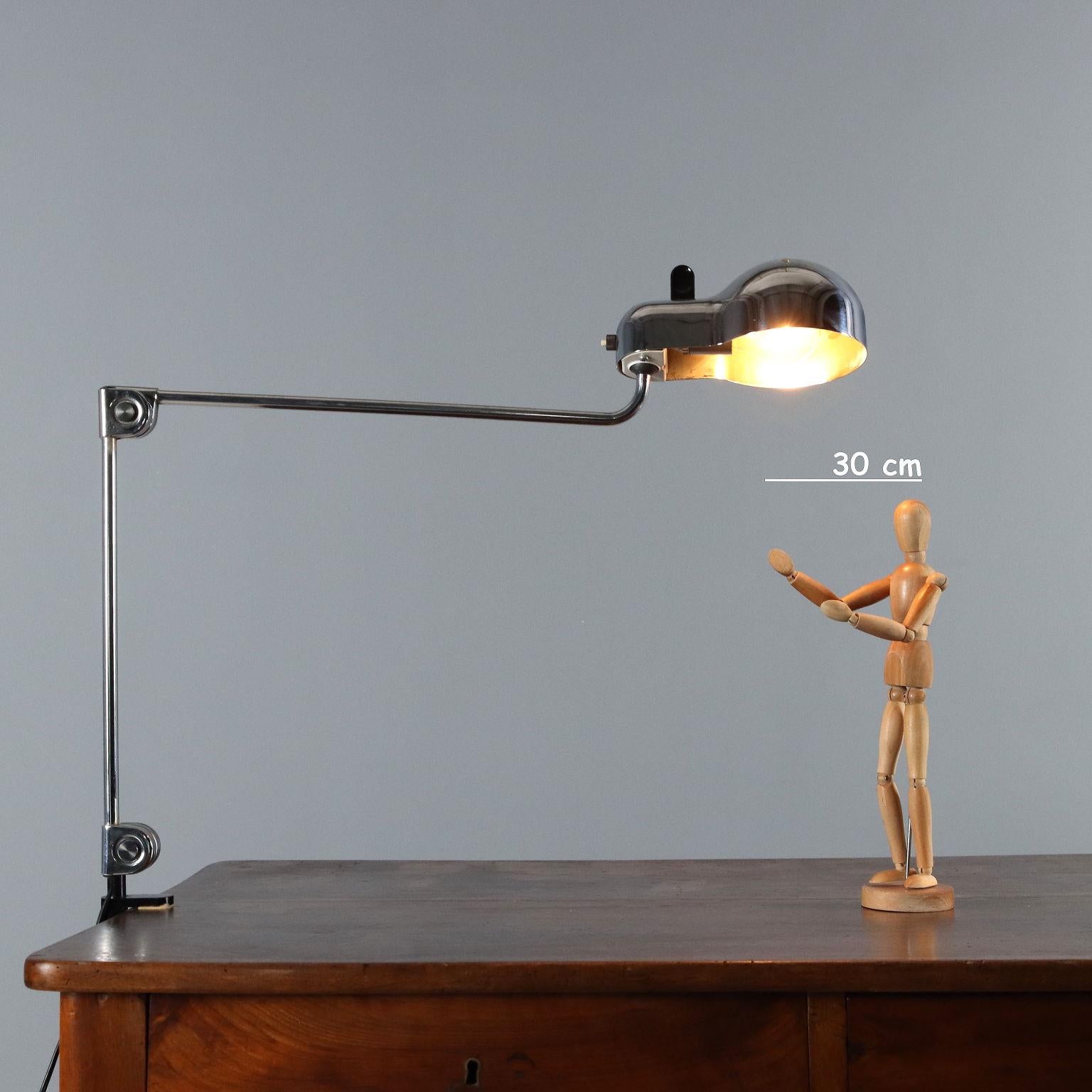 Mid-Century Modern 'Topo' table lamp Stilnovo Design by Joe Colombo 1960s-70s For Sale