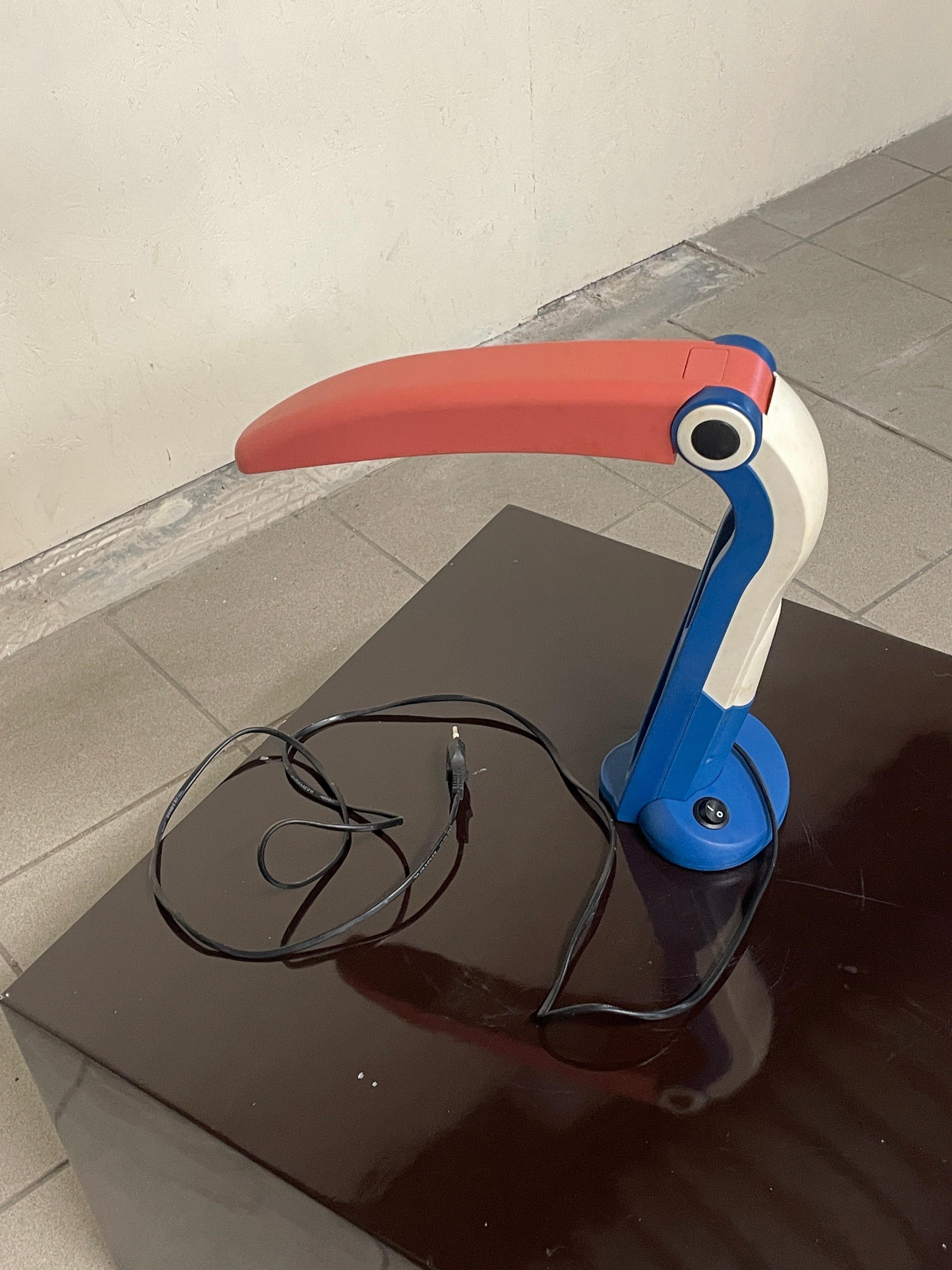 Lampada da tavolo Tucano di H.T. Huang per Lenoir, anni '80 in vendita 4