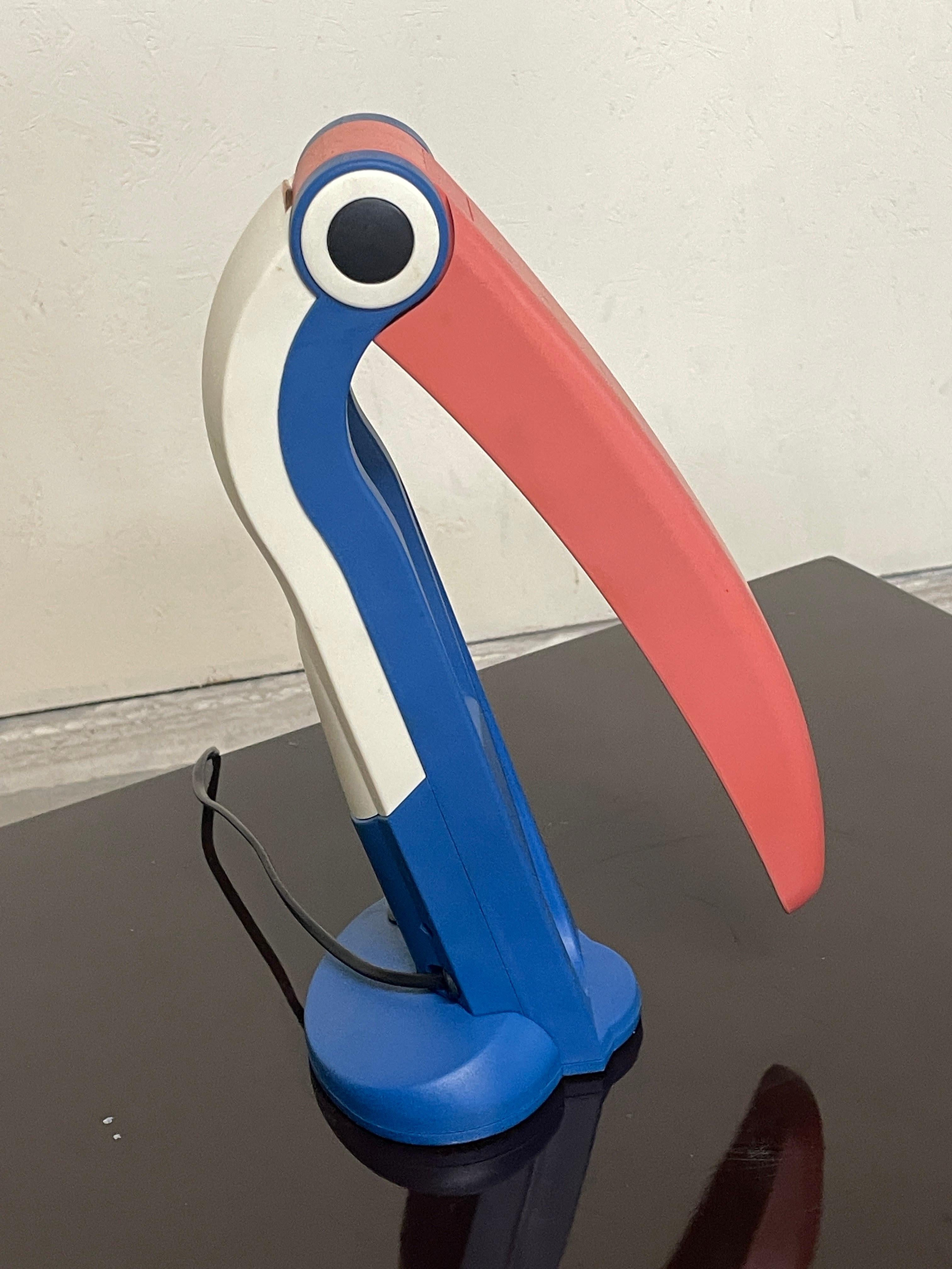 Lampada da tavolo Tucano di H.T. Huang per Lenoir, anni '80 in vendita 1
