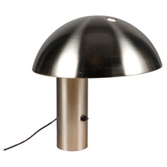 Lampe de table Vaga de Franco Mirenzi pour Valenti, années 70-80, métal chromé