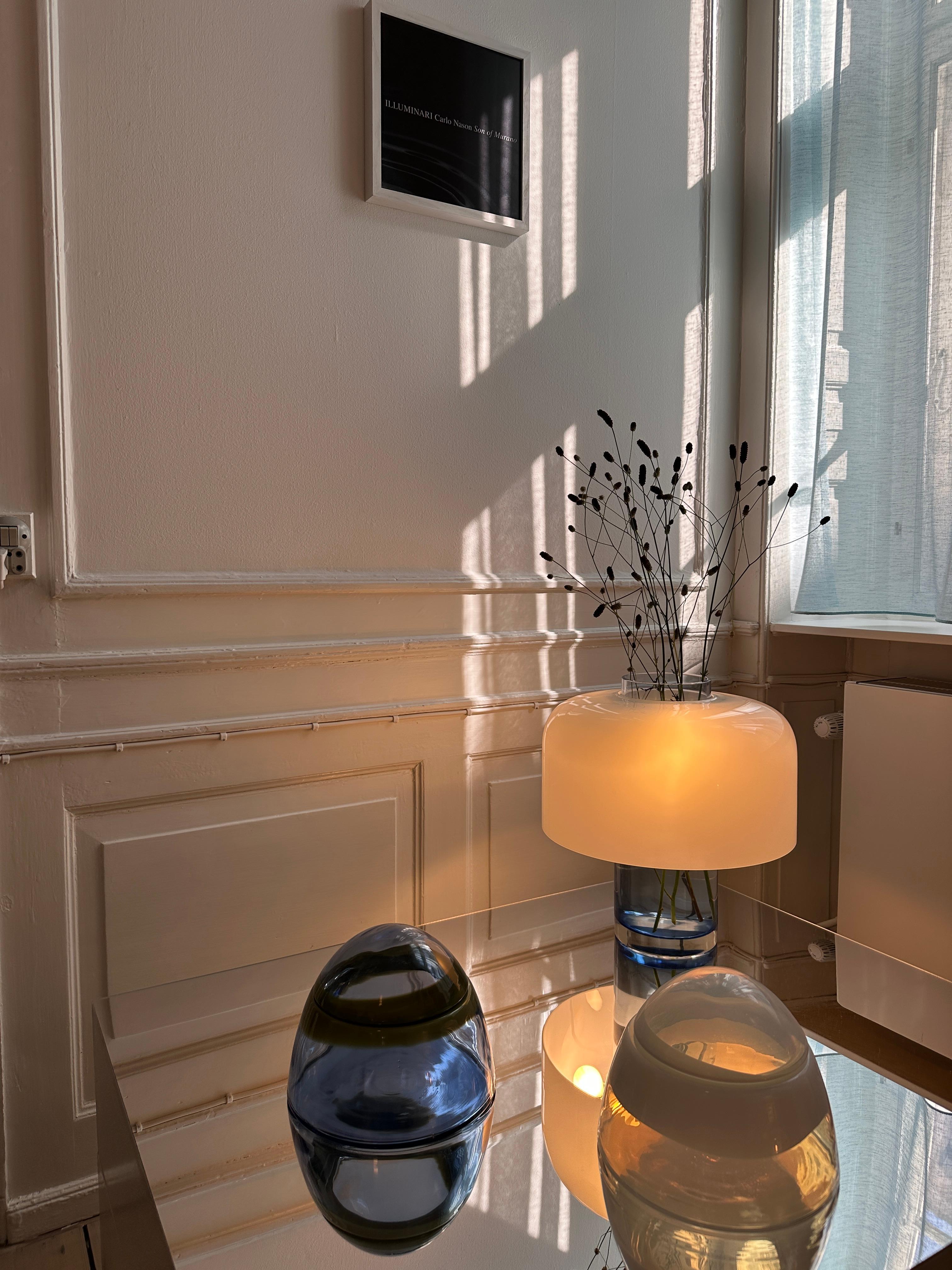 Italian LT226 table lamp/vase, design Carlo Nason for A.V. Mazzega For Sale