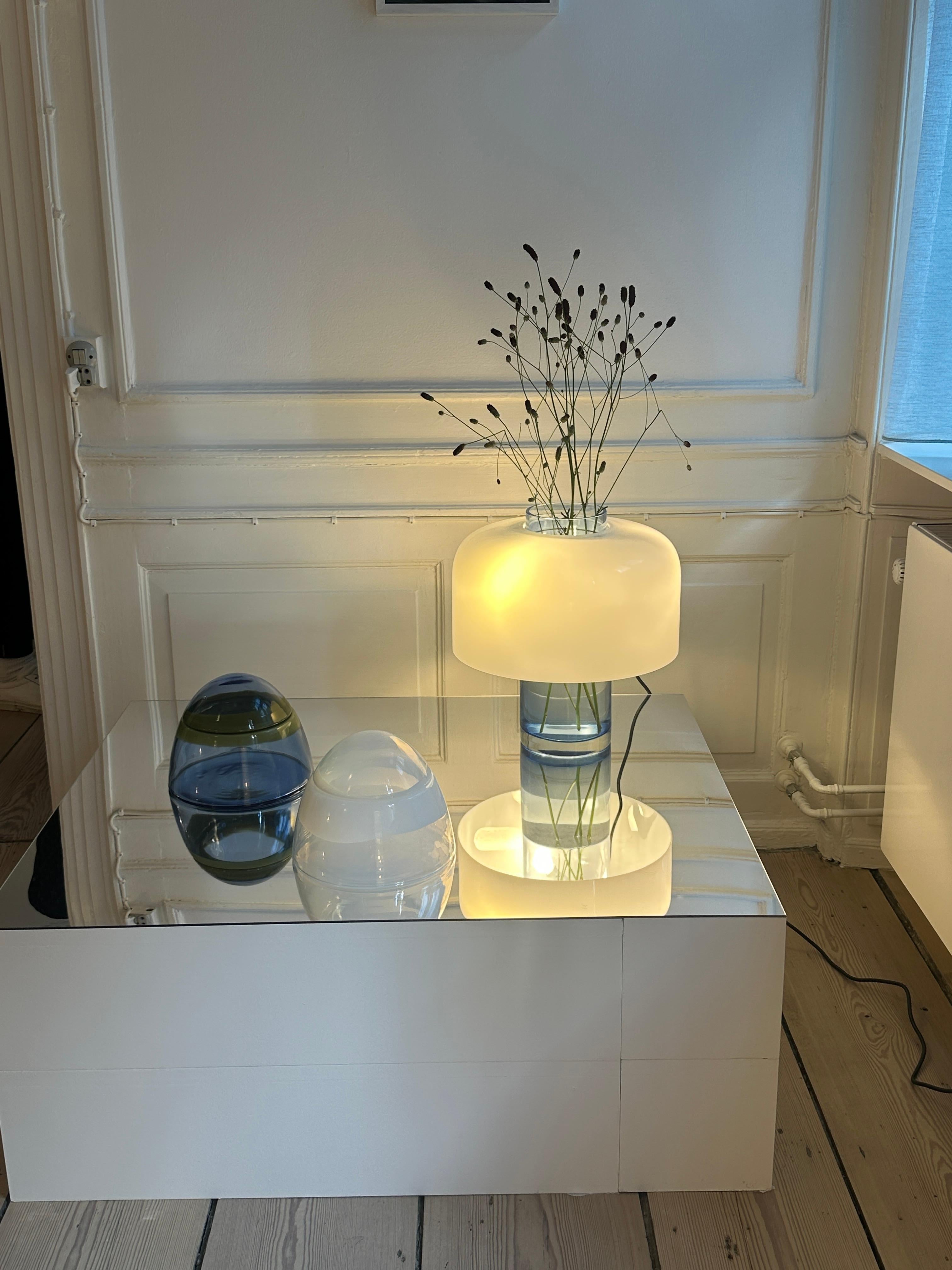 Murano Glass LT226 table lamp/vase, design Carlo Nason for A.V. Mazzega For Sale