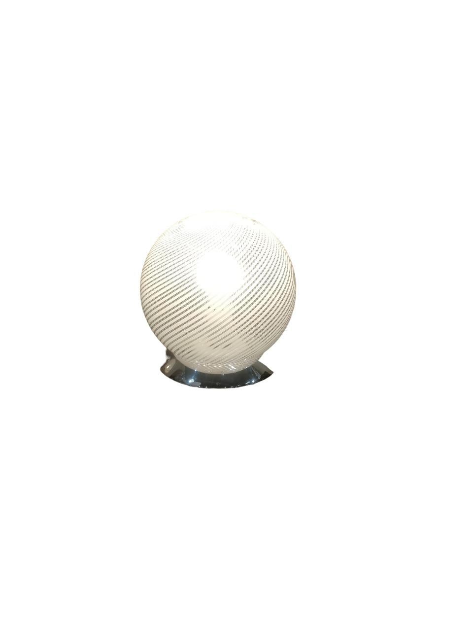 Venini Vetro di Murano 1960 Italia lampe de table Bon état - En vente à Firenze, FI
