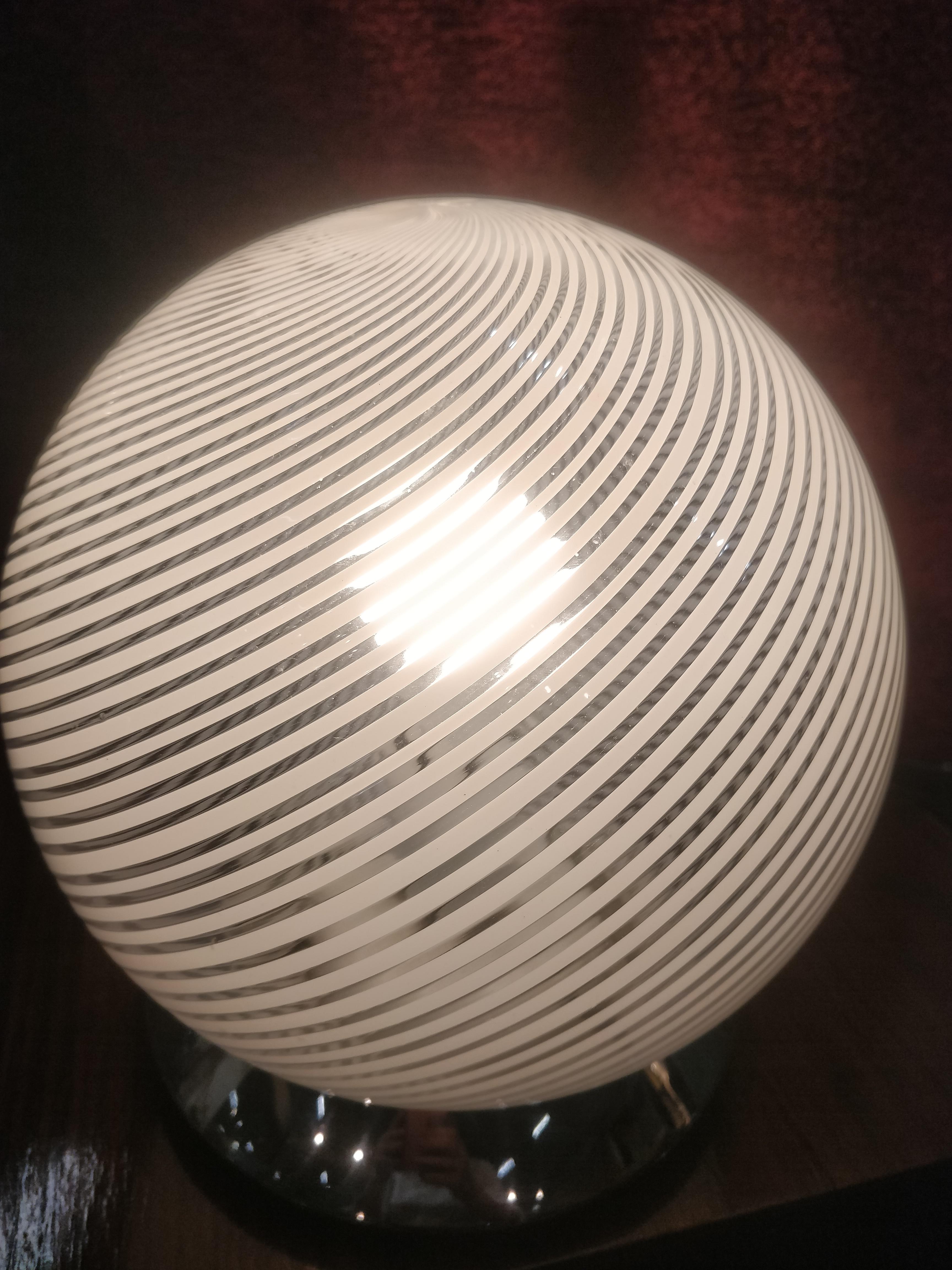 Venini Vetro di Murano 1960 Italia lampe de table en vente 1