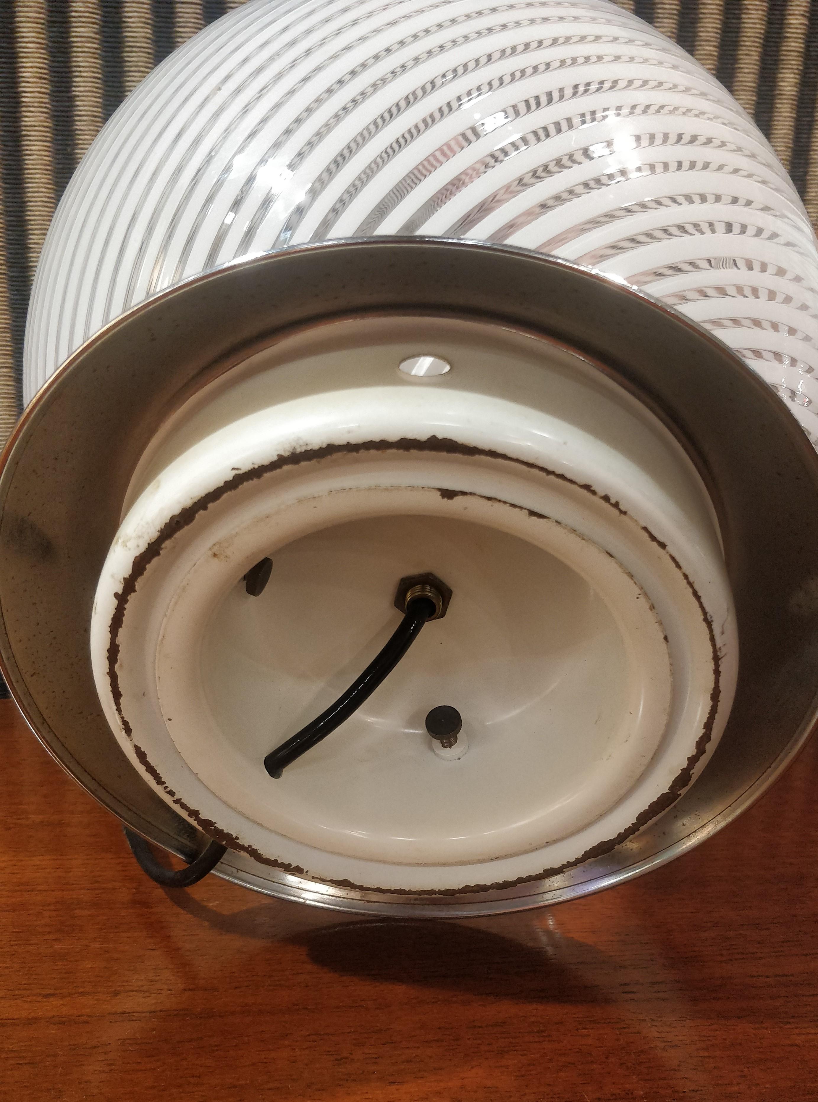 Venini Vetro di Murano 1960 Italia lampe de table en vente 2