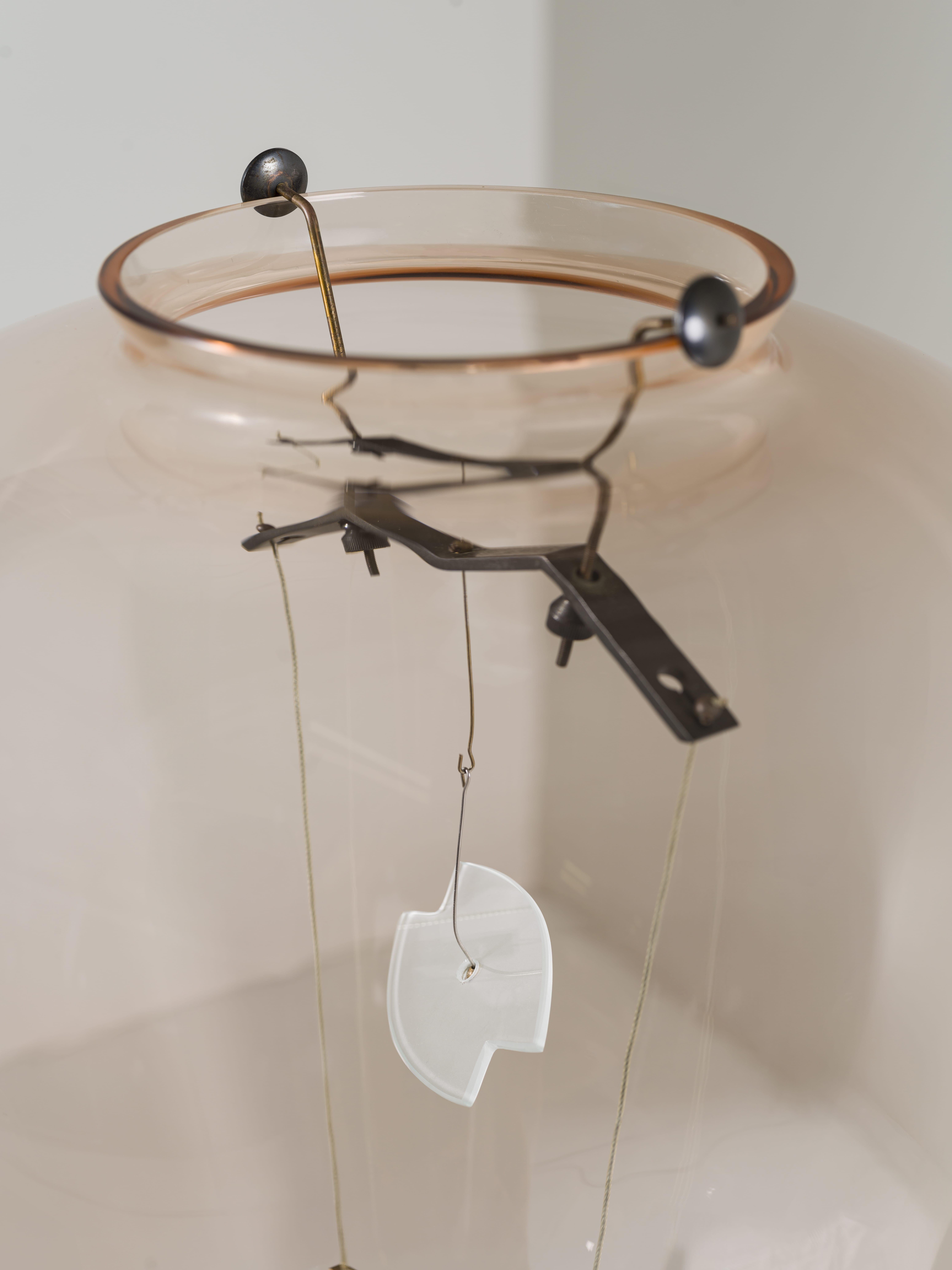 Lampada da tavolo Veronese di Umberto Riva e Barovier & Toso Murano Italy 1984 in vendita 2