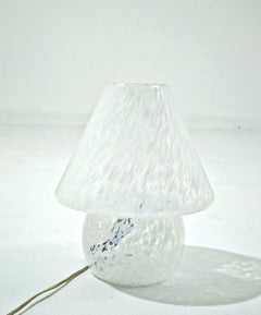 Lámpara de mesa de cristal de Murano jaspeado Italia 1960/70 Mid-Century Modern