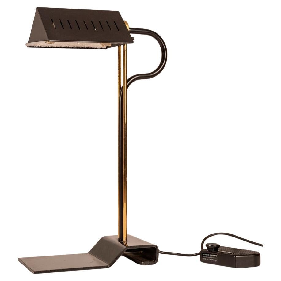 Vintage 1970s table lamp design Goffredo Reggiani For Sale