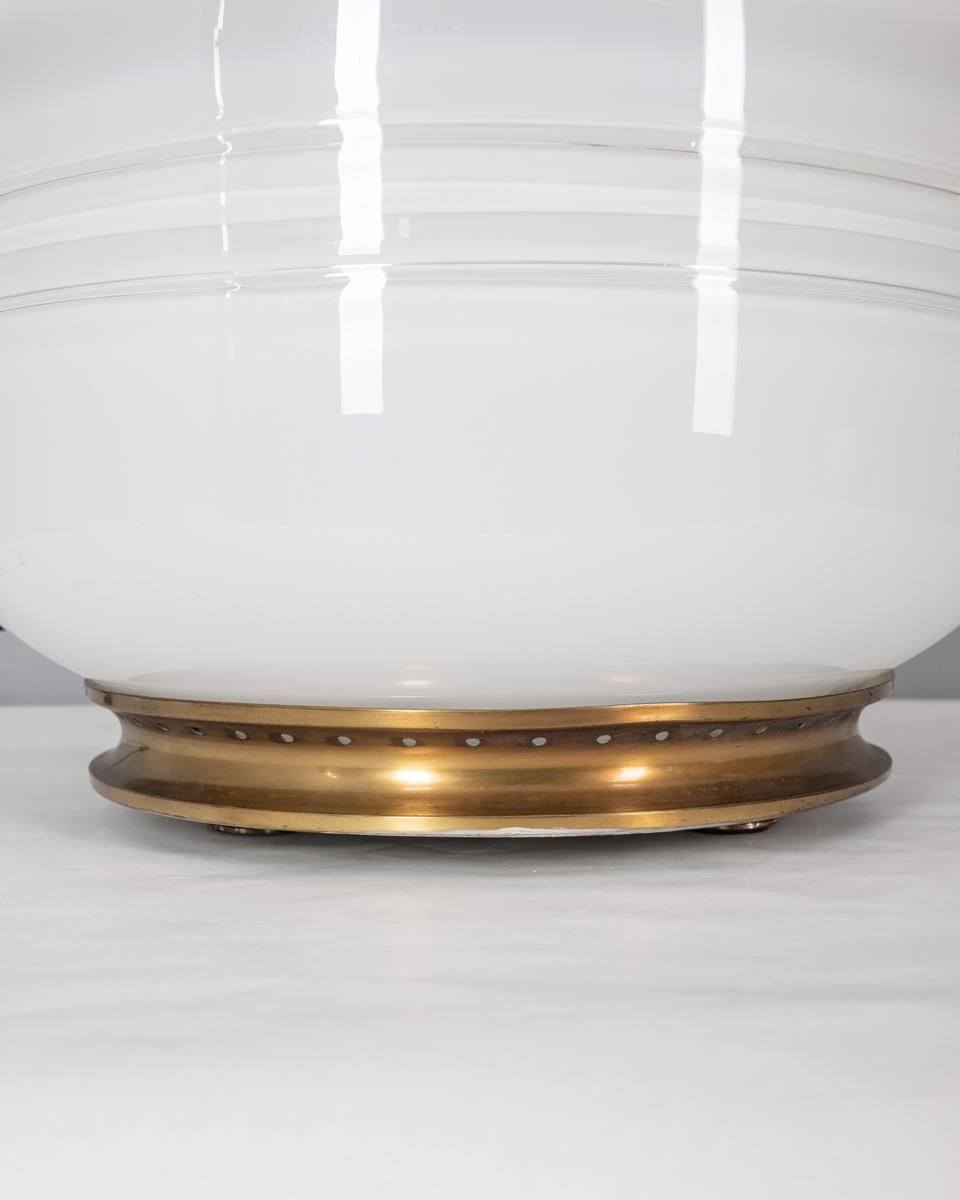 Lampada da tavolo vintage anni 70 in vetro di Murano design Barbini in vendita 1