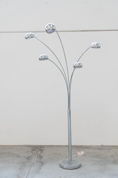 Floor lamp 5 arms Dominioni 1970