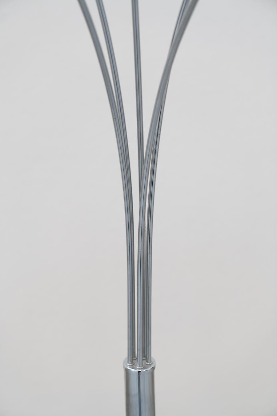 Late 20th Century Floor lamp 5 arms Dominioni 1970 For Sale