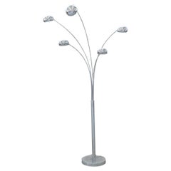 Retro Floor lamp 5 arms Dominioni 1970