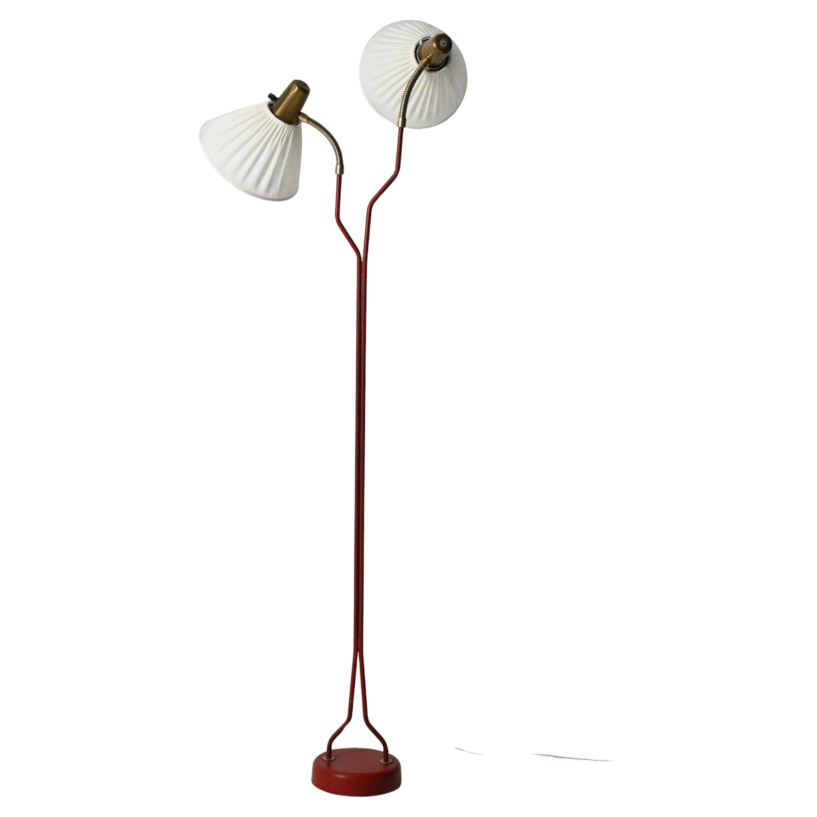 Lampada da terra a due bracci di Eskilstuna Elektrofabrik, anni 50 en vente